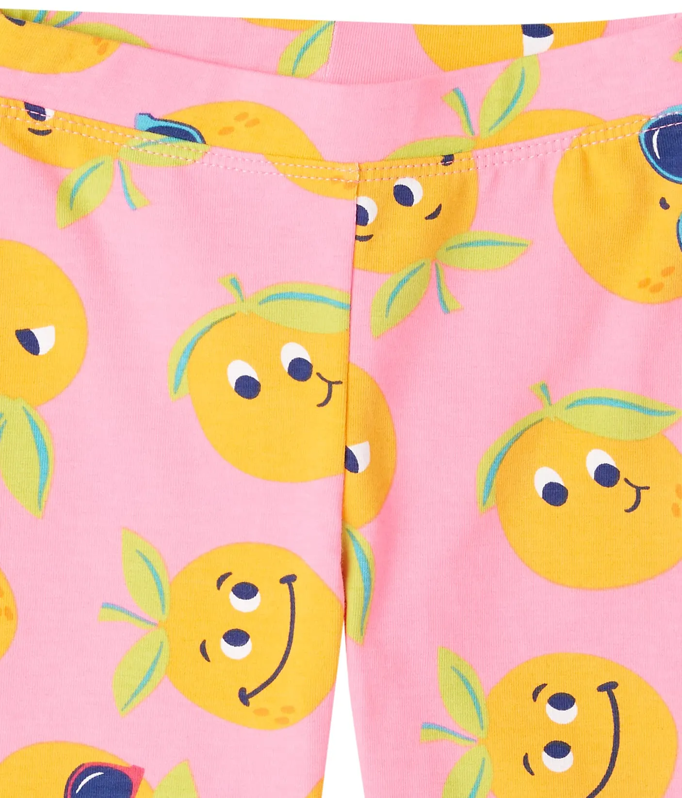 Amazon Essentials Leggings Bambine e Ragazze, Pacco da 5, Blu Acqua/Nero/Porpora Conchiglie/Rosa/Rosa Chiaro Frutta, 2 Anni - immagine 2