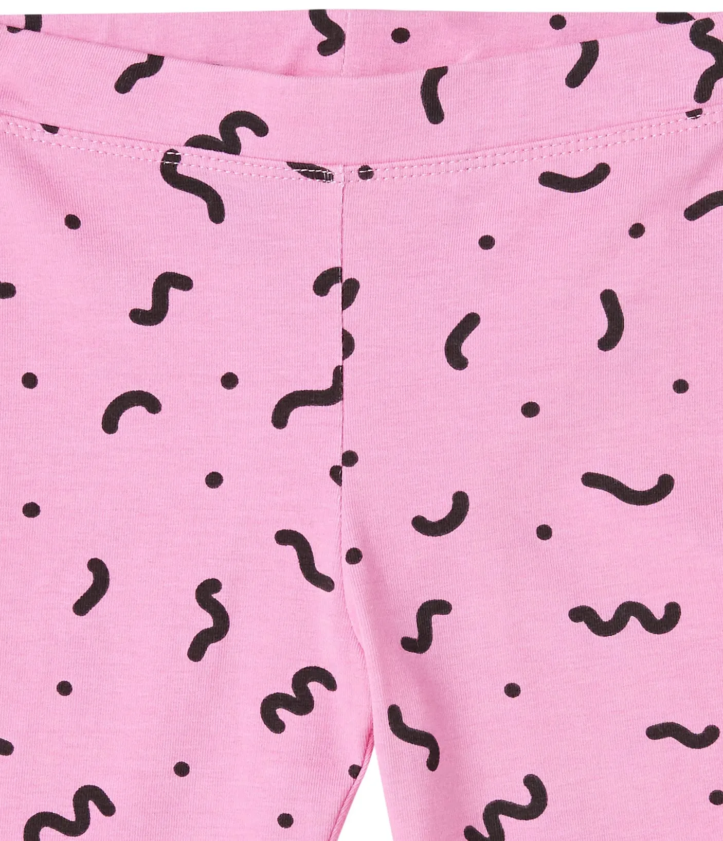 Amazon Essentials Leggings Bambine e Ragazze, Pacco da 5, Blu Acqua/Nero/Porpora Conchiglie/Rosa/Rosa Chiaro Frutta, 2 Anni - immagine 4