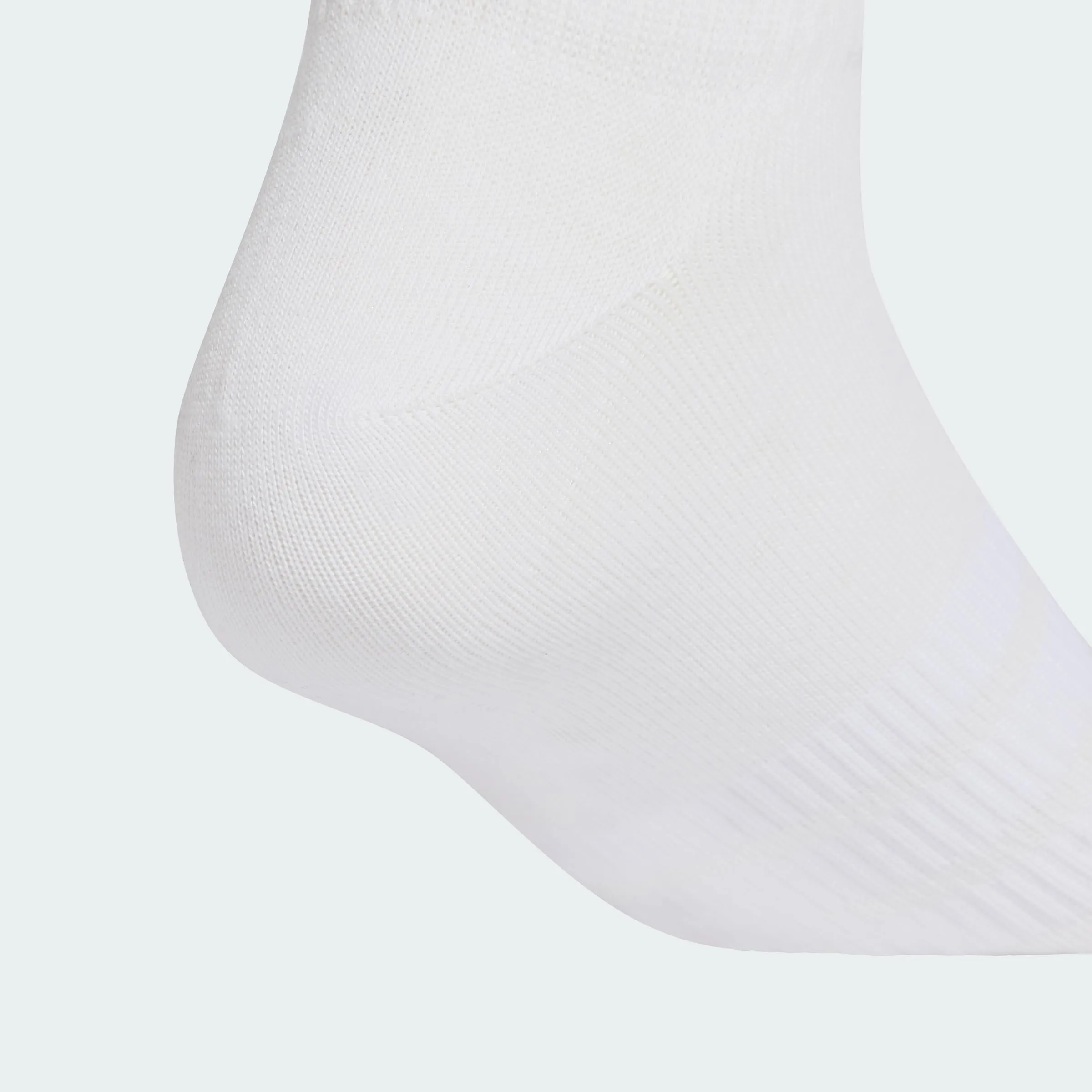 adidas Thin&Light Sportswear Ankle Socks, 3 Pair Pack, Medium Grey Heather/White/Black, 45-48 - immagine 4
