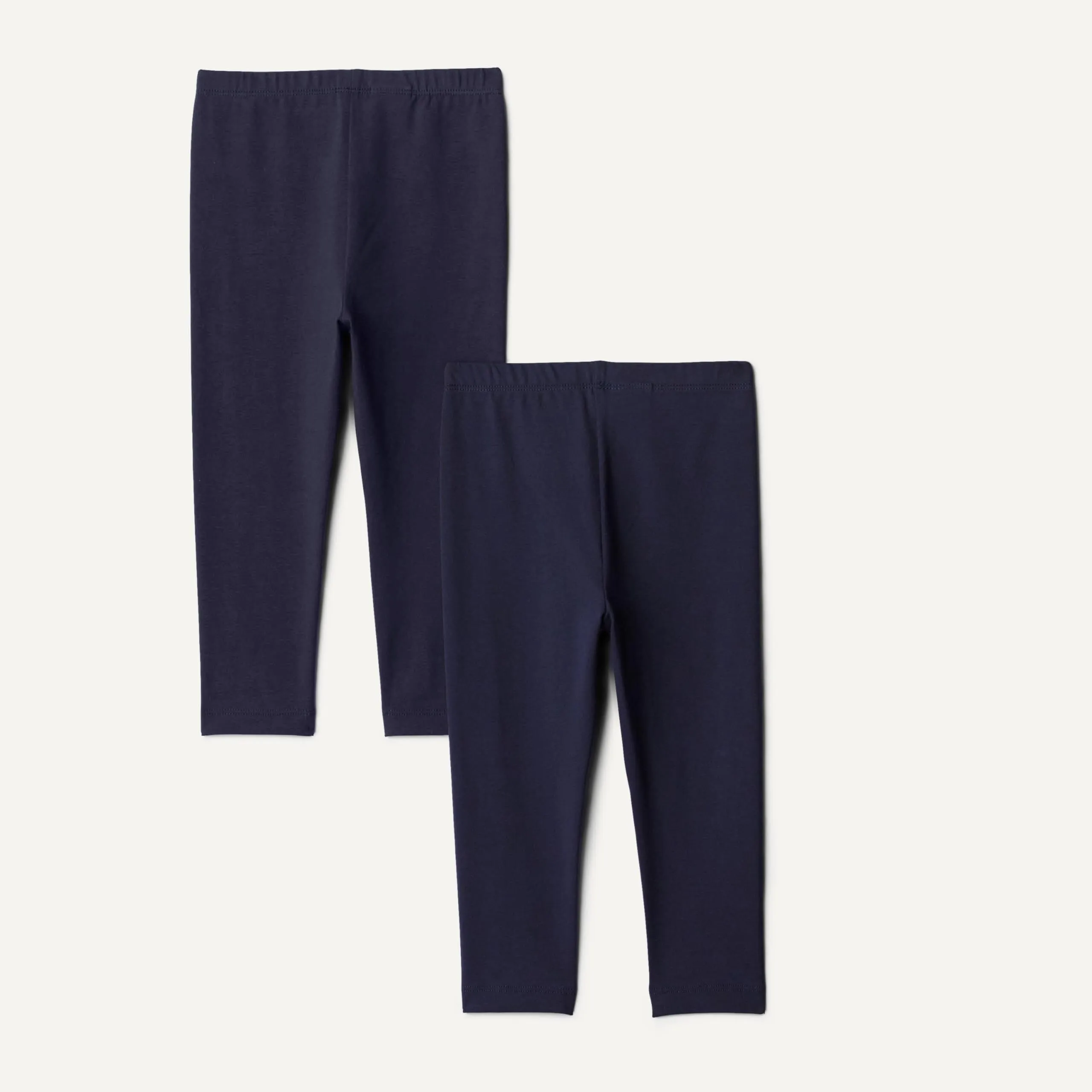 Amazon Essentials Leggings da Bambina, Confezione da 2, Blu Navy, 2 anni - immagine 3