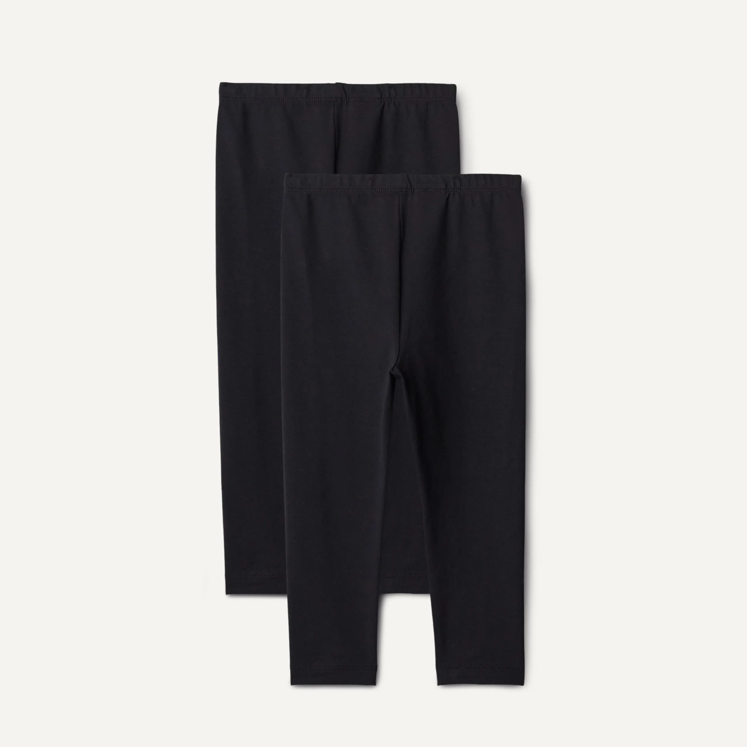 Amazon Essentials Leggings da Bambina, Confezione da 2, Nero, 4 anni - immagine 3