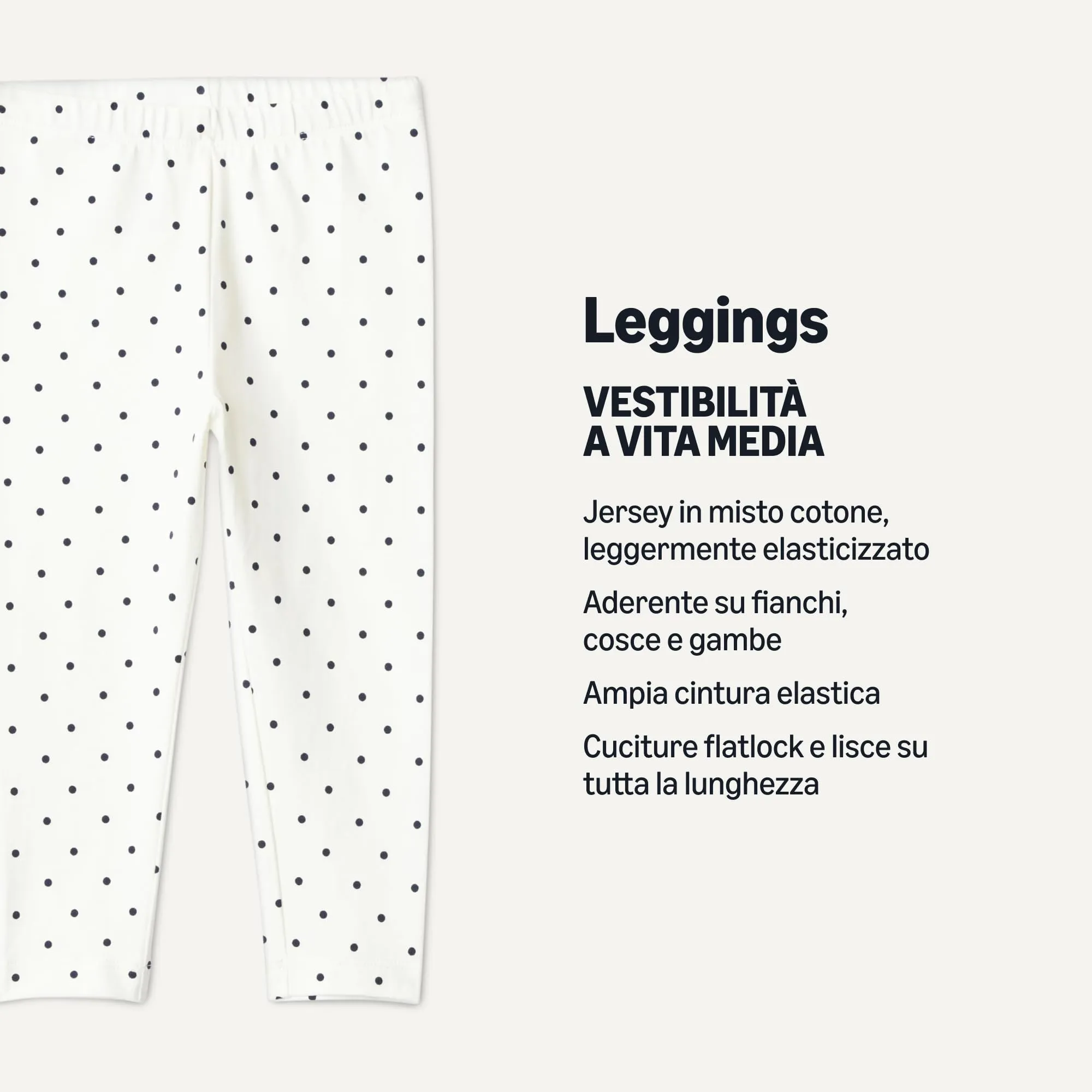 Amazon Essentials Leggings da Ragazza, Nero/Lavanda/Pois, 12-14 anni - immagine 2