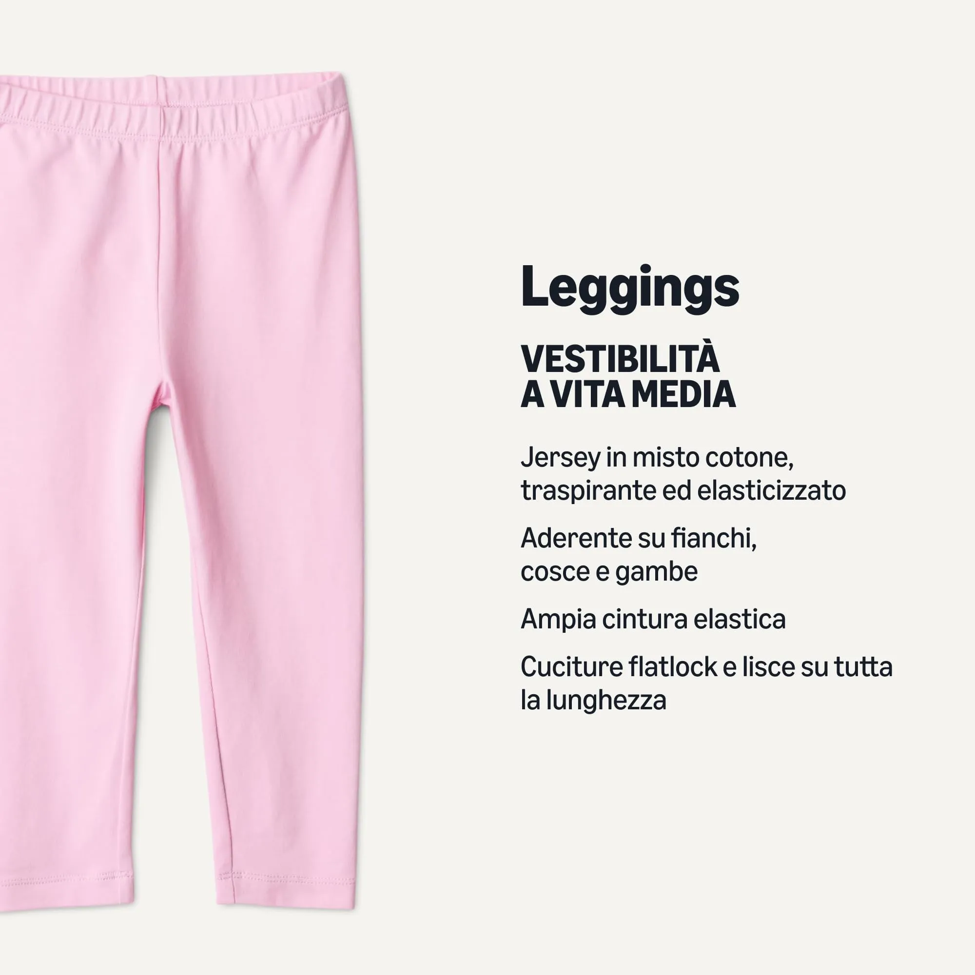 Amazon Essentials Leggings da Bambina, Confezione da 2, Nero/Rosa, 9-10 anni - immagine 2