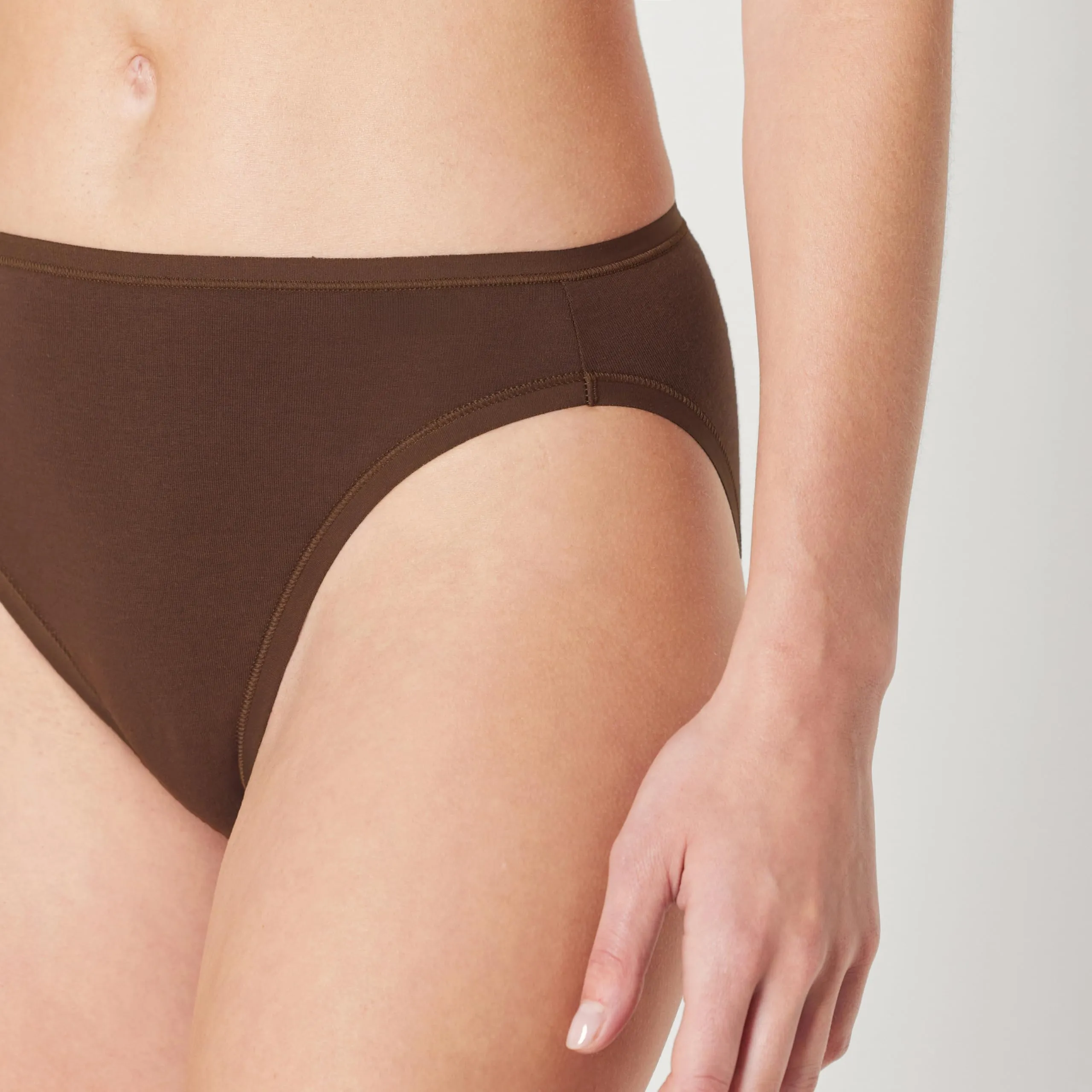 Amazon Essentials Slip Bikini in Cotone Plus, Rich Hazel, XXL Plus - immagine 4