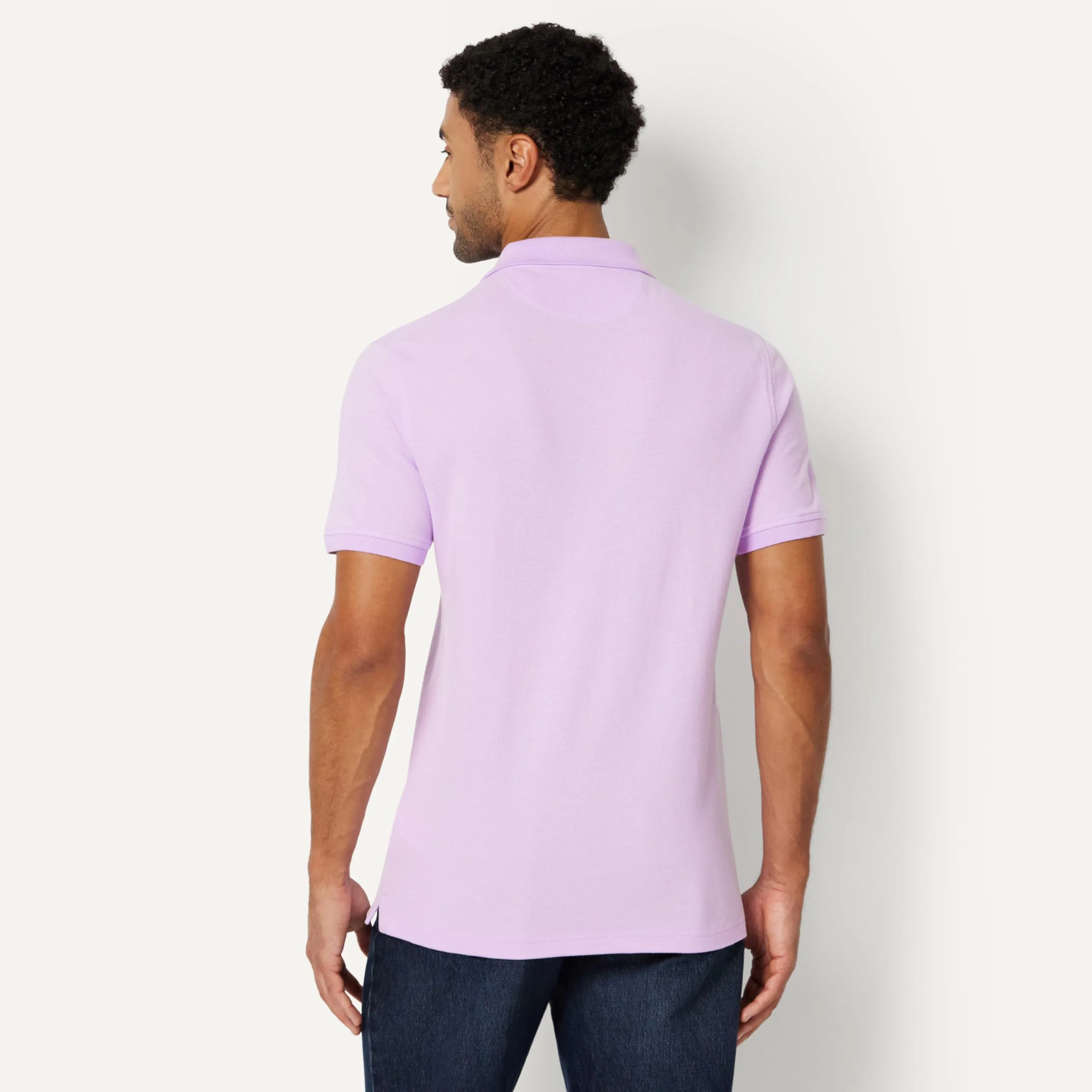 Amazon Essentials Polo in Piqué di Cotone Slim Uomo, Lavanda, XL - immagine 2