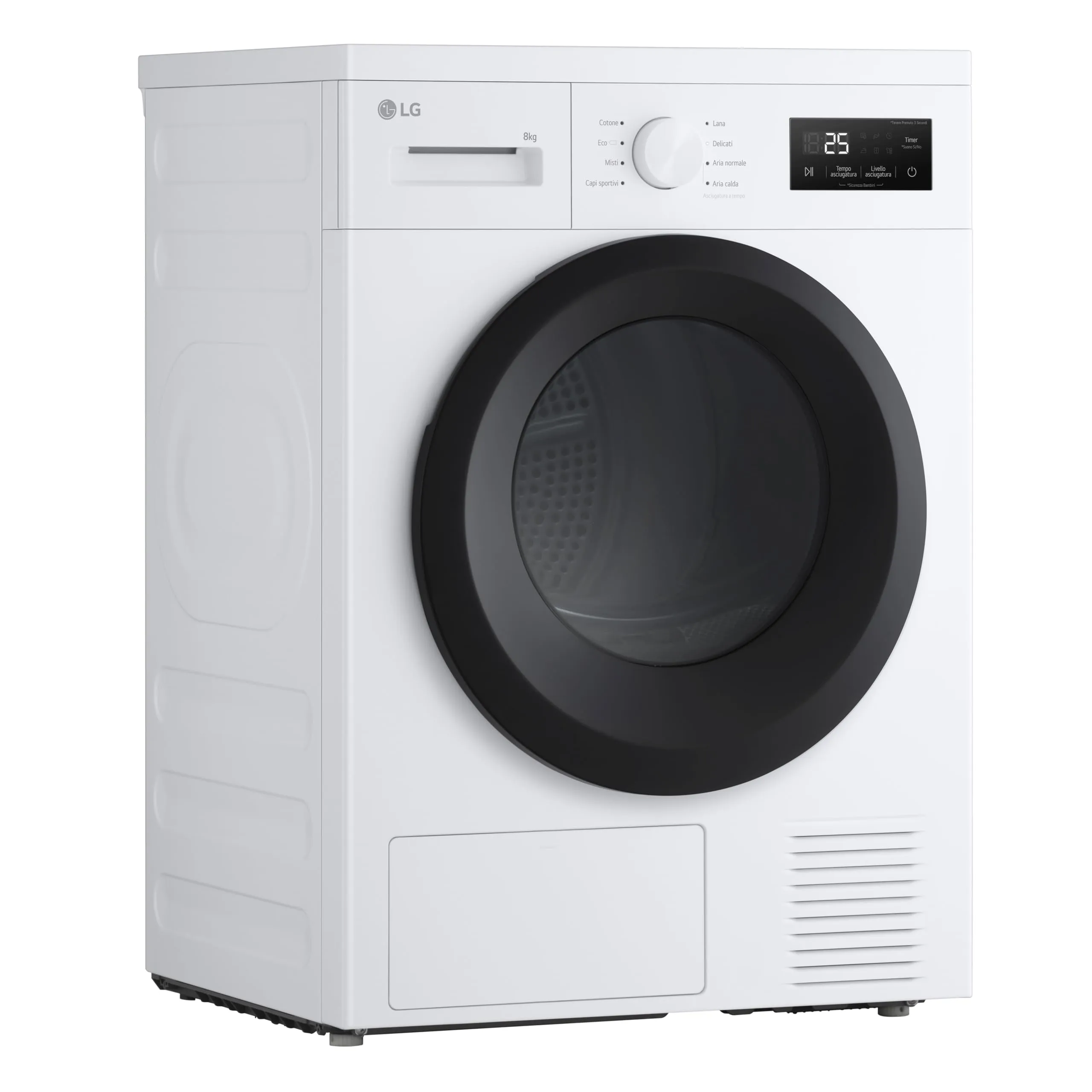 LG RNA1008NWK Asciugatrice Pompa di Calore 8 kg Classe D Bianco - immagine 14