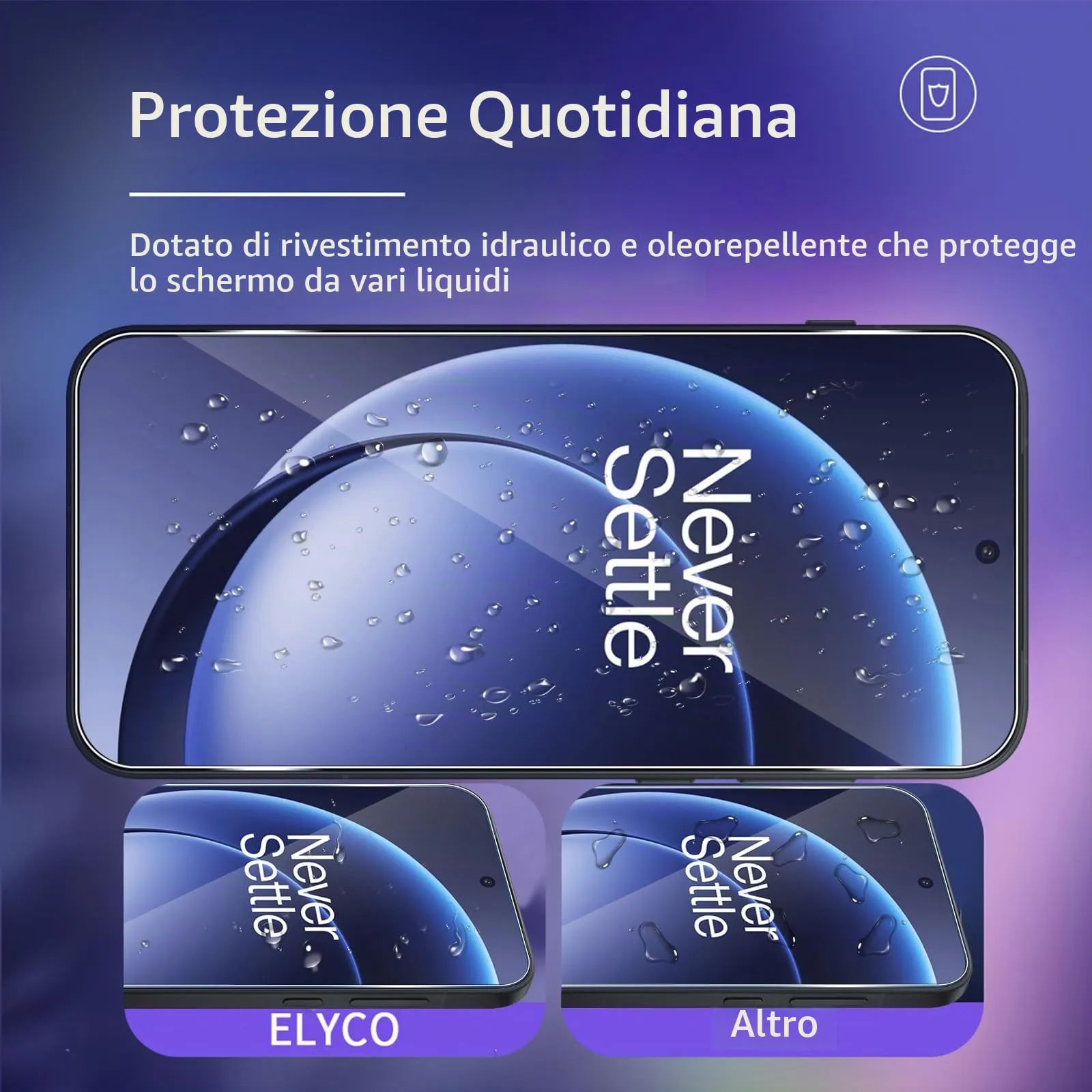 ELYCO Vetro Temperato per OnePlus 15 5G, 3+3 Pezzi - immagine 2