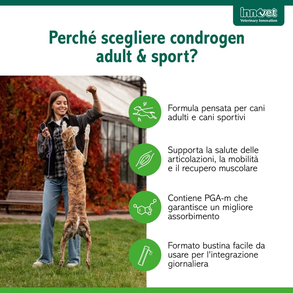 Innovet Condrogen Adult & Sport per cani, 30 bustine stick - immagine 6