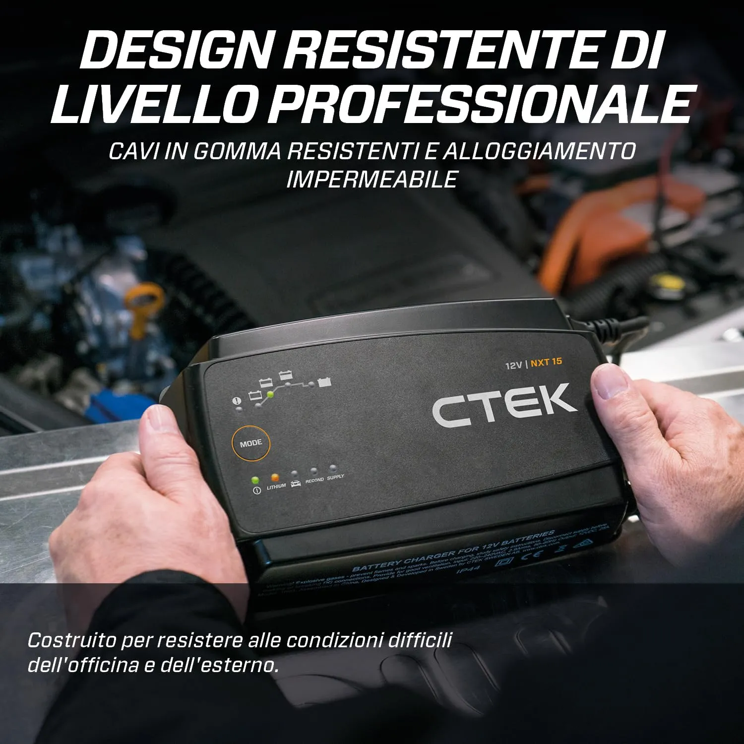 CTEK NXT 15 Caricabatterie Intelligente 12V 15A per Batterie Litio e Piombo - immagine 6