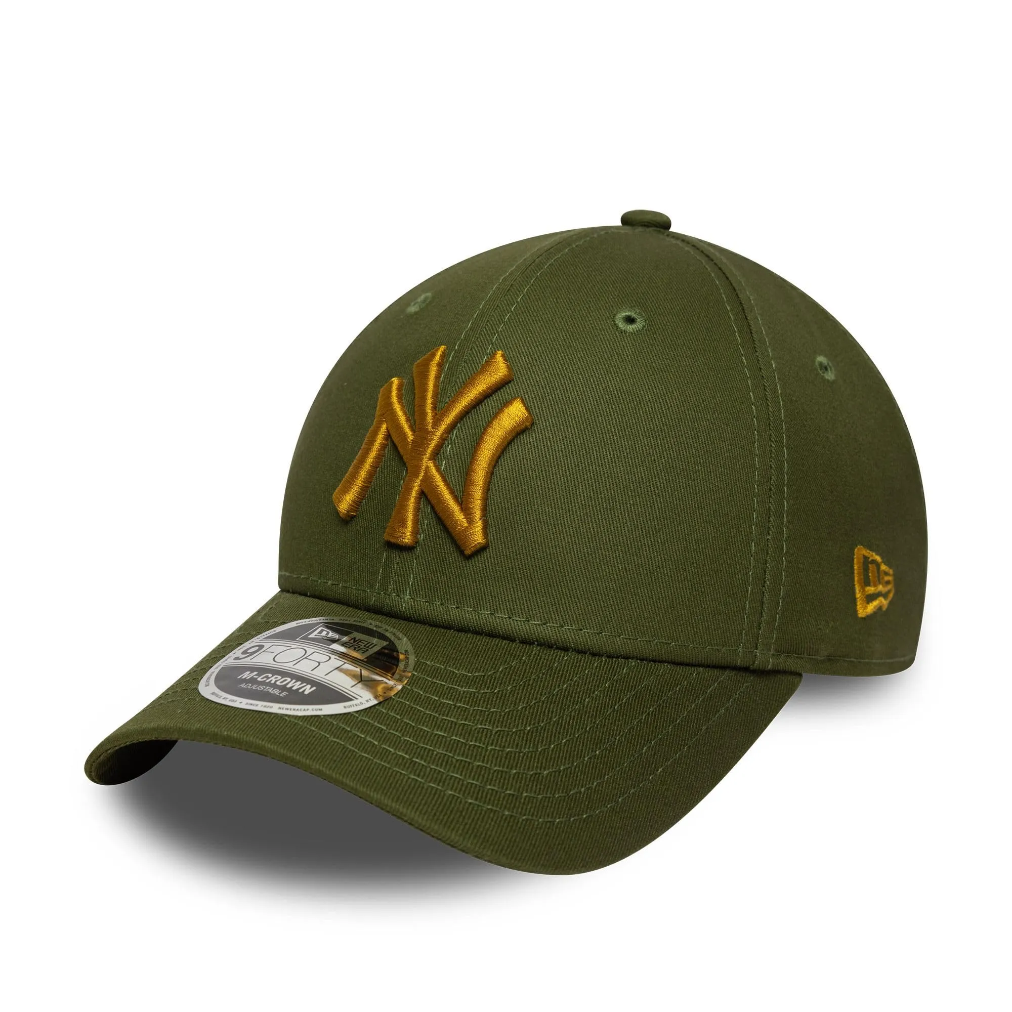 New Era New York Yankees 9Forty World Series Patch M-Crown Cap Verde - immagine 2