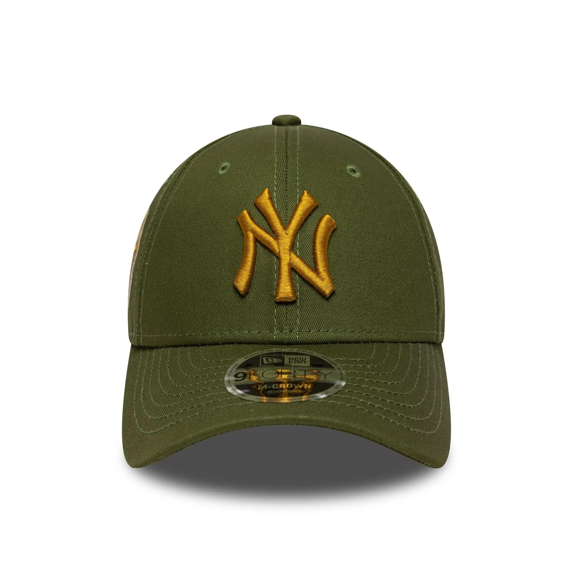 New Era New York Yankees 9Forty World Series Patch M-Crown Cap Verde - immagine 3
