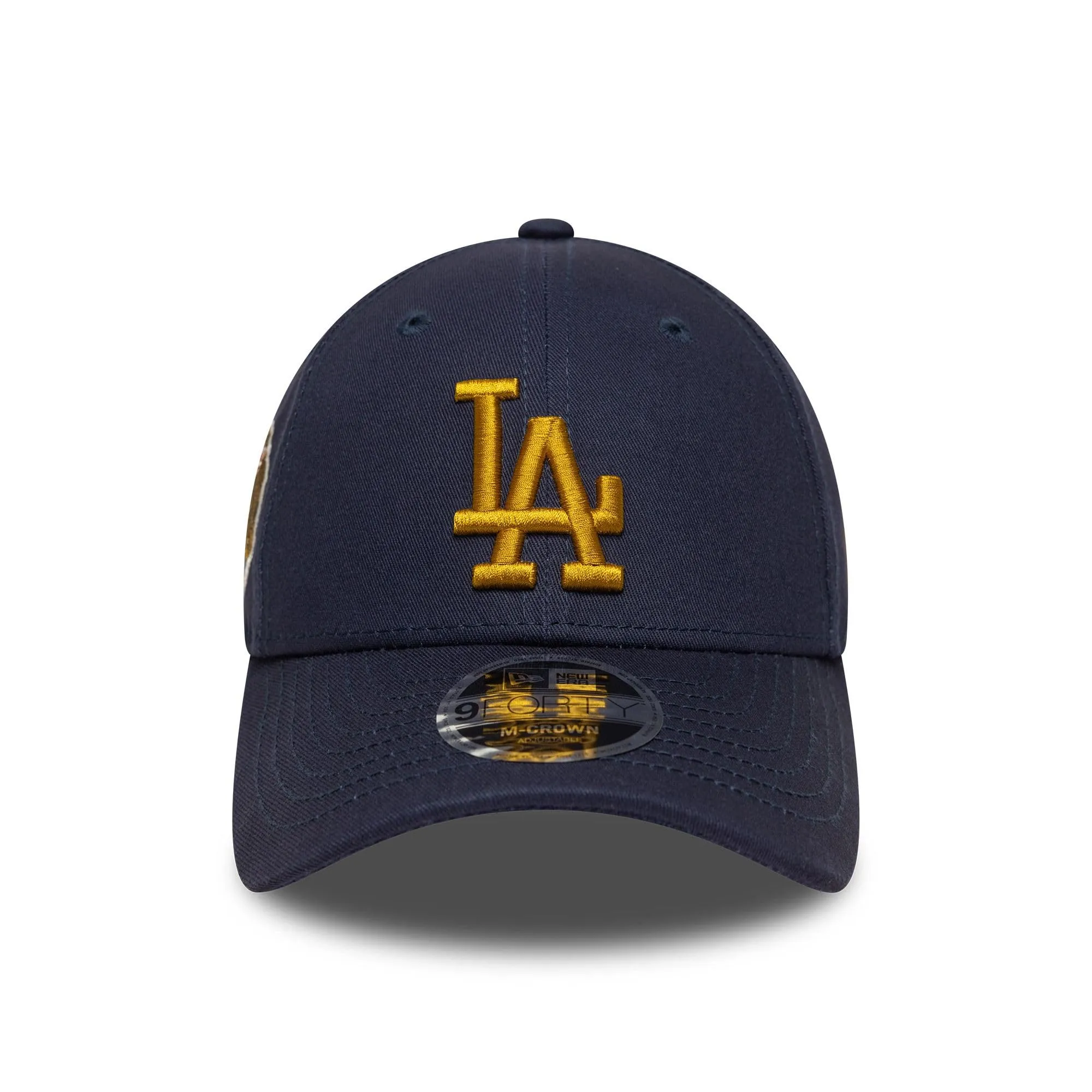 New Era Los Angeles Dodgers 9Forty World Series Sidepatch M-Crown Cap Blu Scuro - immagine 3