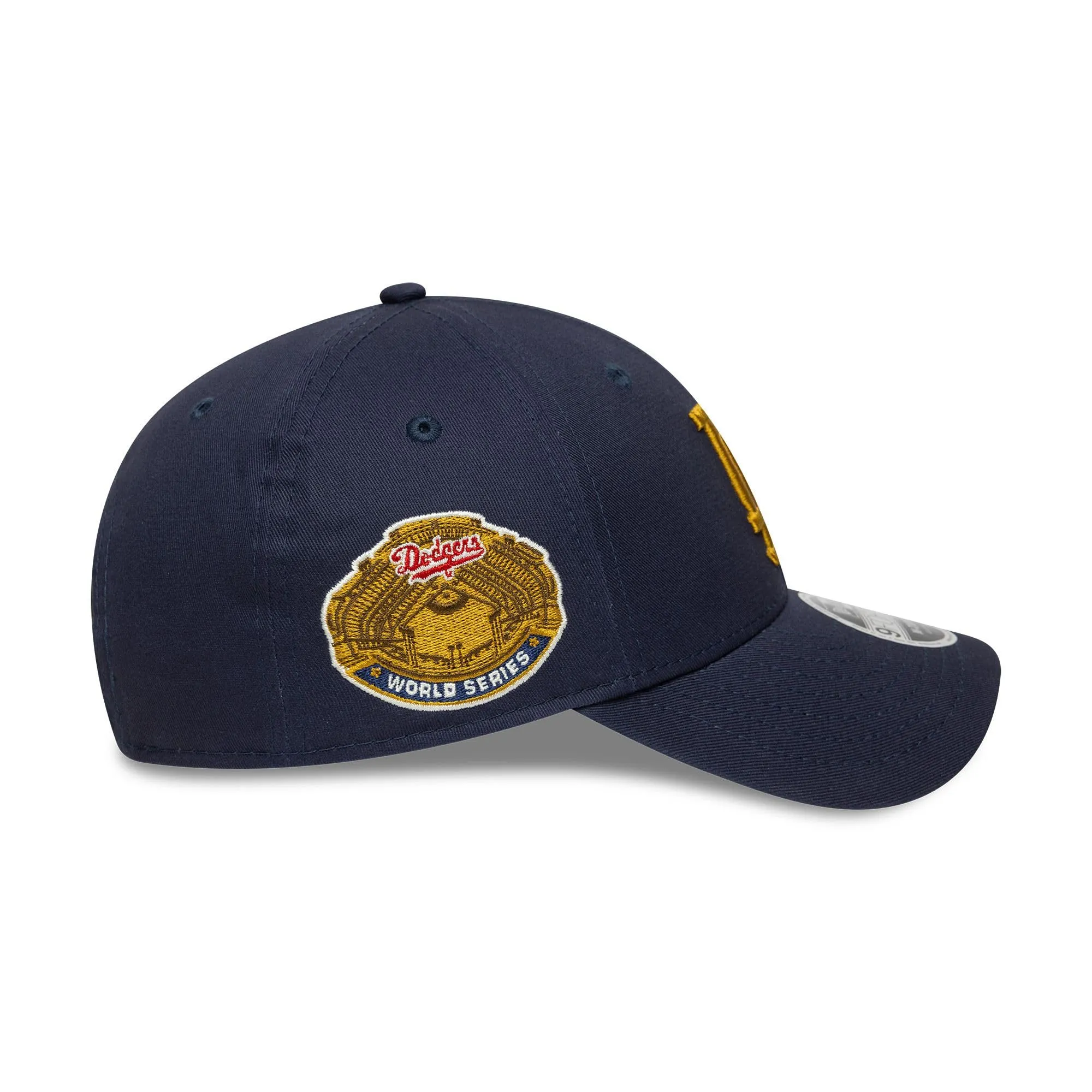 New Era Los Angeles Dodgers 9Forty World Series Sidepatch M-Crown Cap Blu Scuro - immagine 4