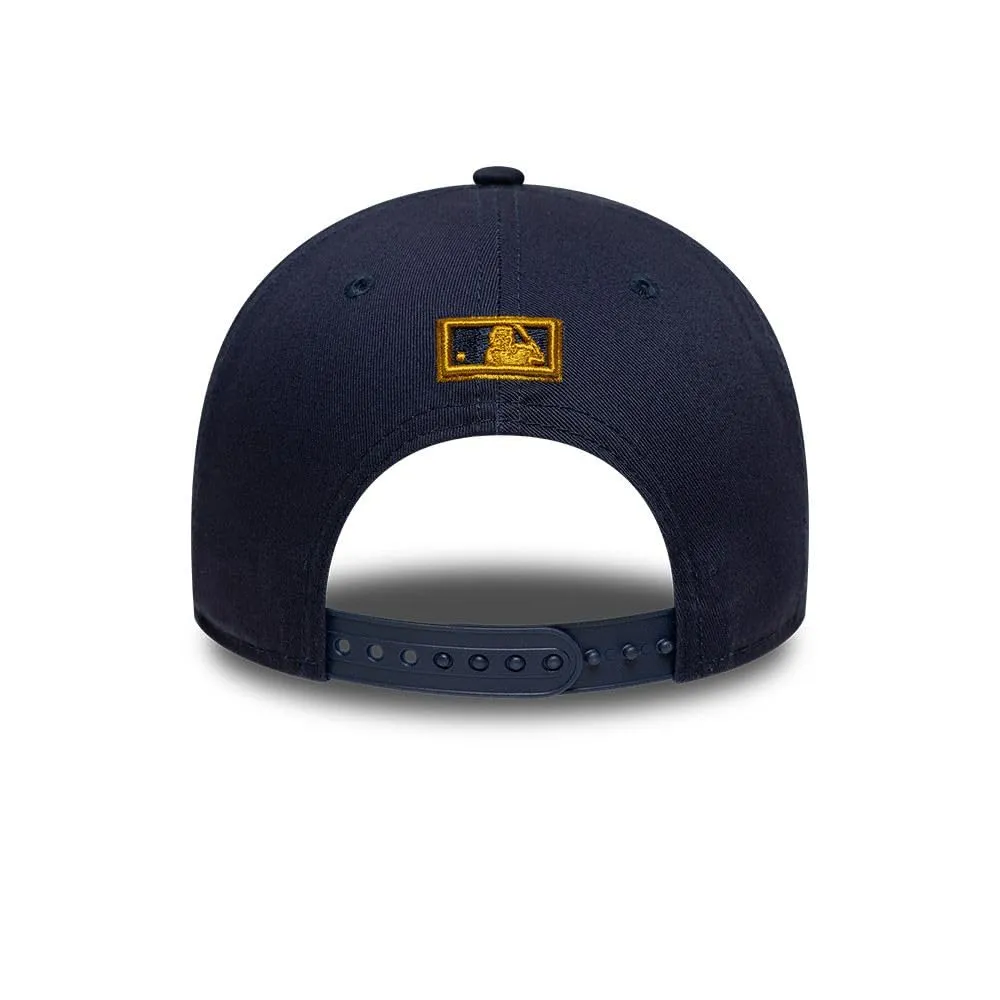 New Era Los Angeles Dodgers 9Forty World Series Sidepatch M-Crown Cap Blu Scuro - immagine 5