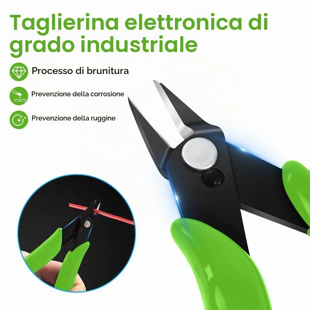 Ainiv Pinza da Taglio Diagonale di Precisione, 2pz - immagine 6