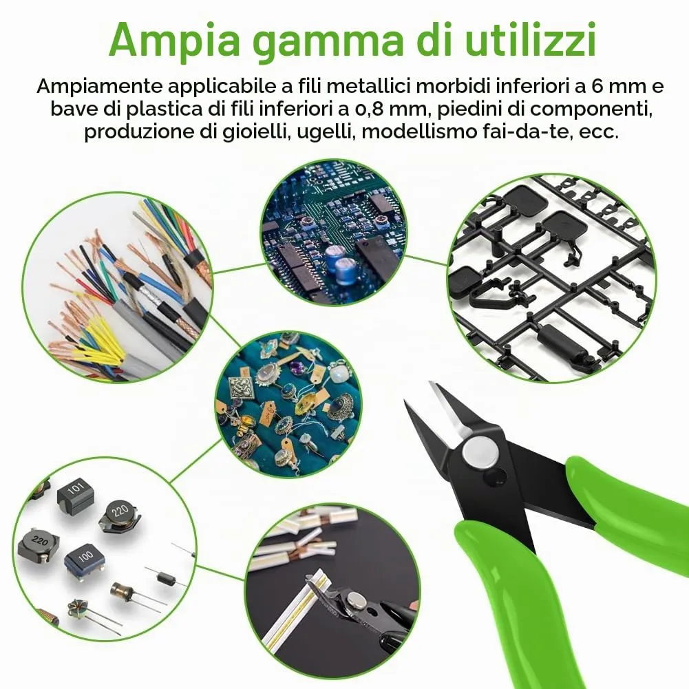 Ainiv Pinza da Taglio Diagonale di Precisione, 2pz - immagine 8