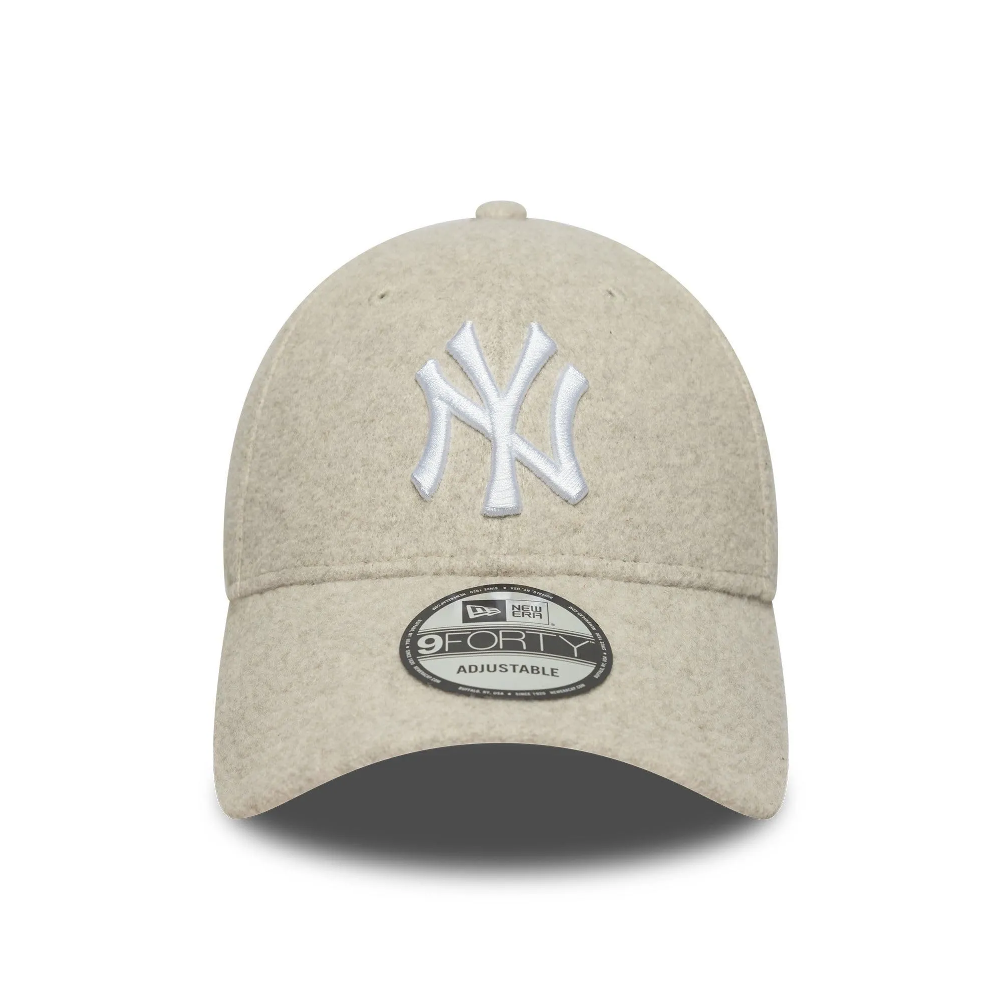 New Era New York Yankees MLB Melton Wool 9Forty Snapback Cap - Beige - immagine 2