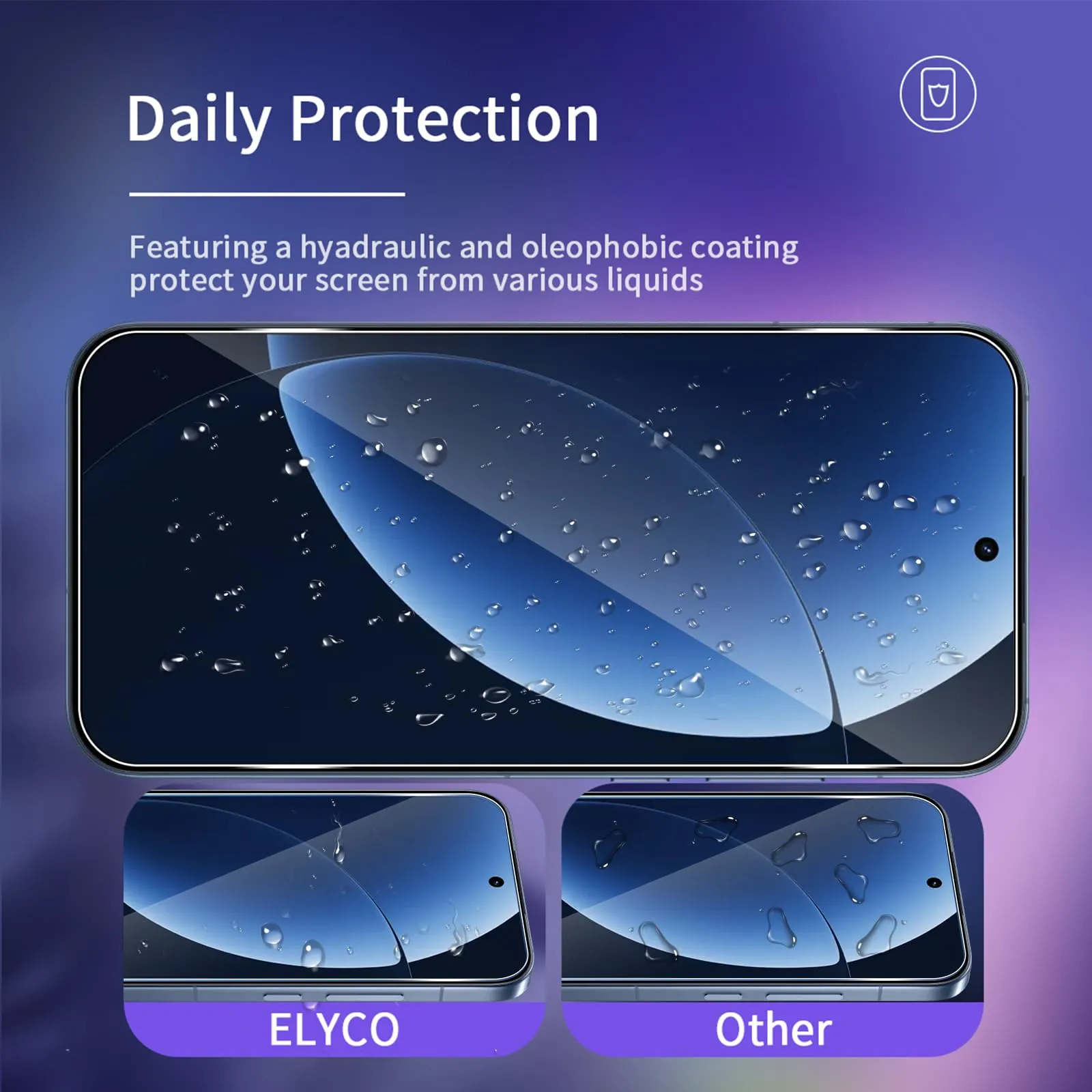 ELYCO Vetro Temperato per Realme GT 8/GT8, 3+3 Pezzi - immagine 2