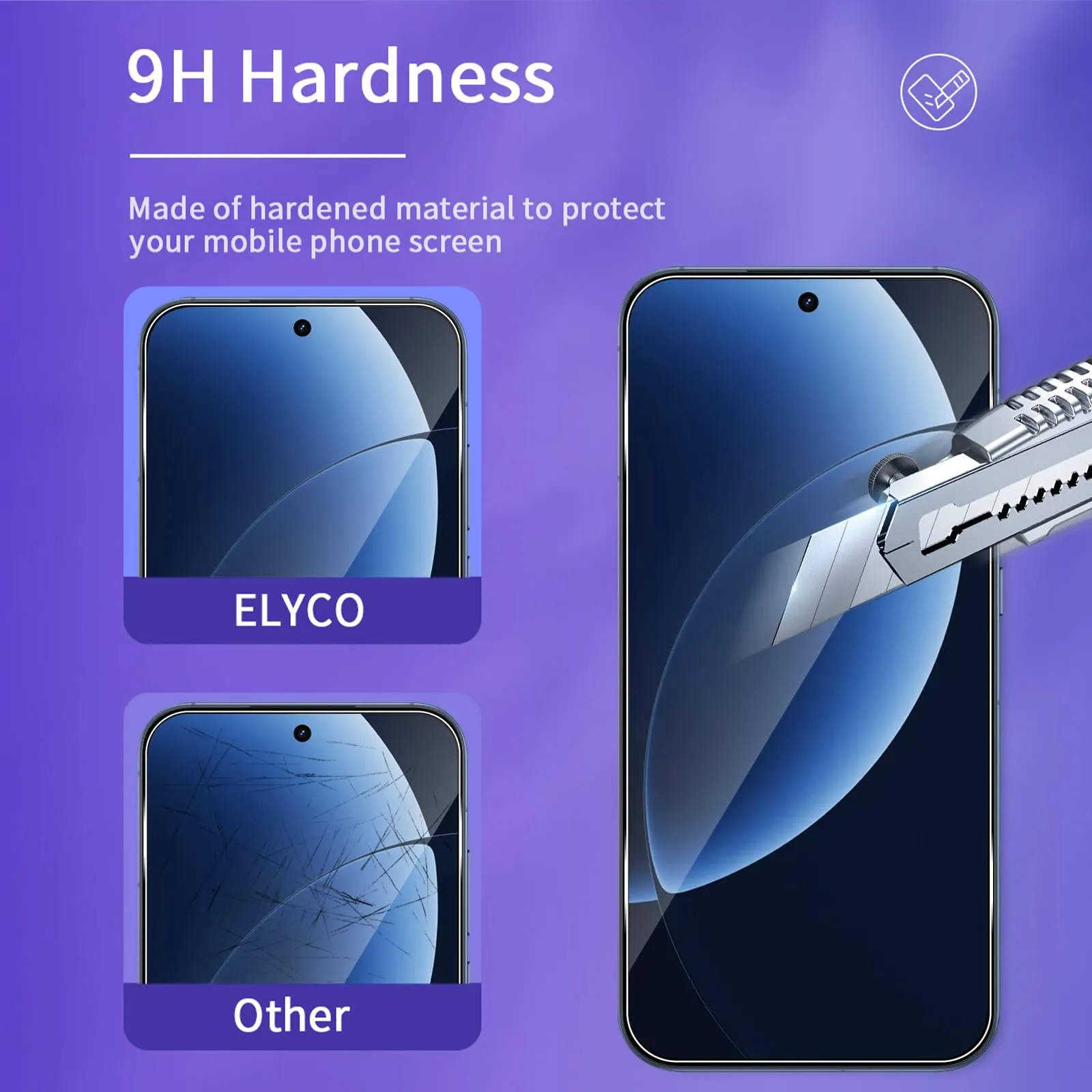 ELYCO Vetro Temperato per Realme GT 8/GT8, 3+3 Pezzi - immagine 3