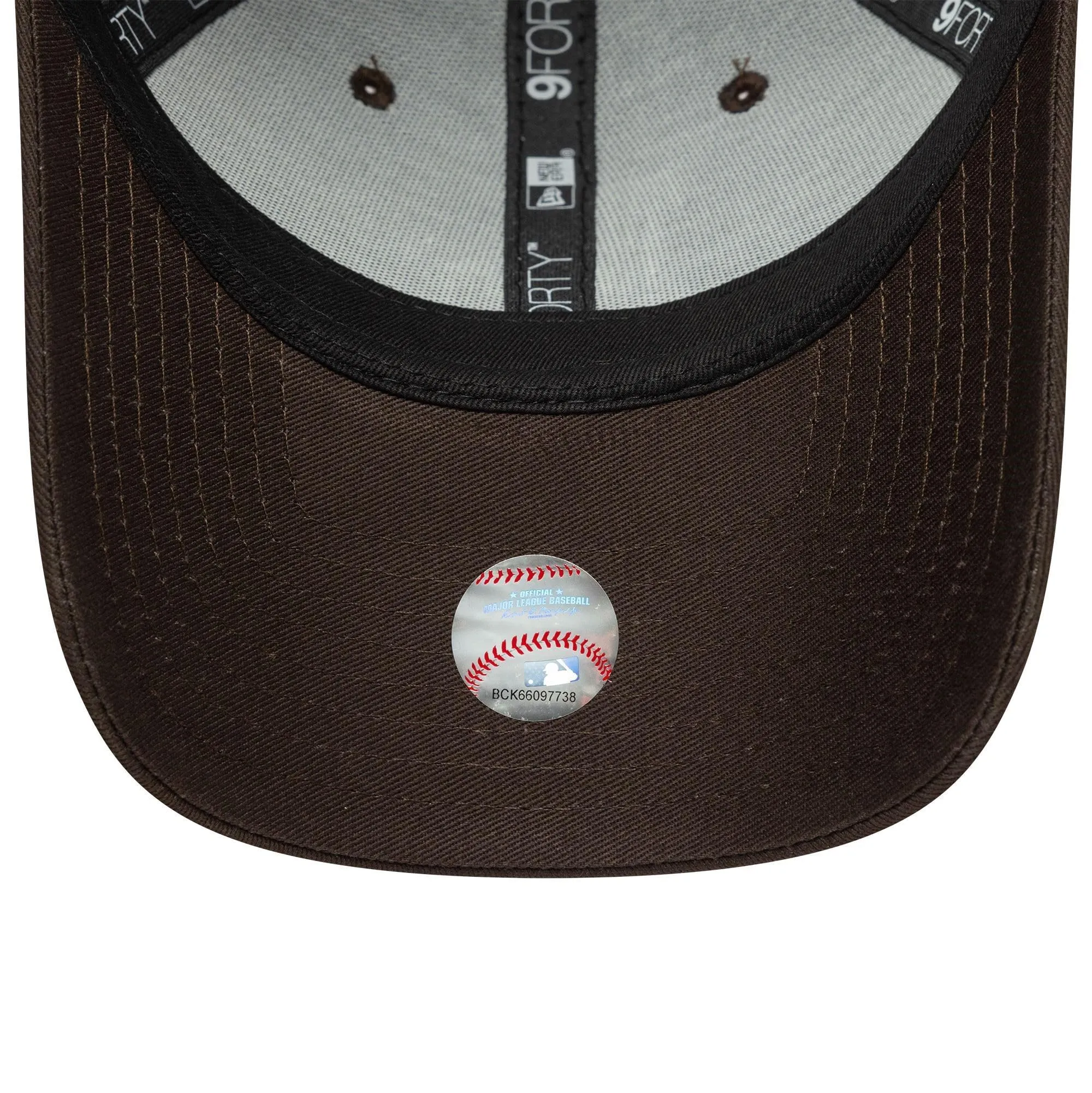 New Era Los Angeles Dodgers MLB Squadra Outline 9Forty Cap Marrone Bianco - immagine 5