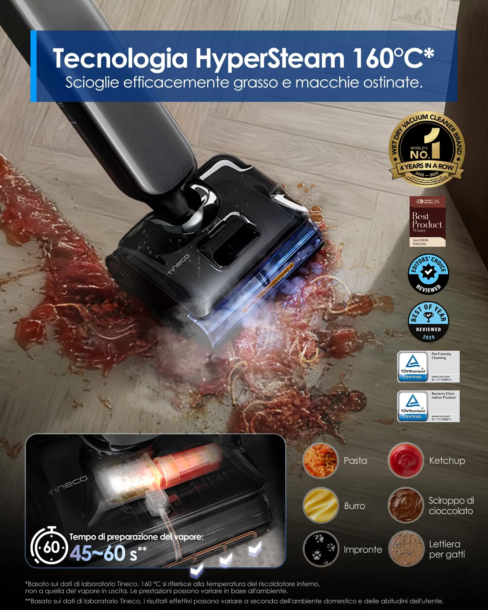 Tineco Floor ONE S9 Artist Steam Pro HyperSteam - immagine 2