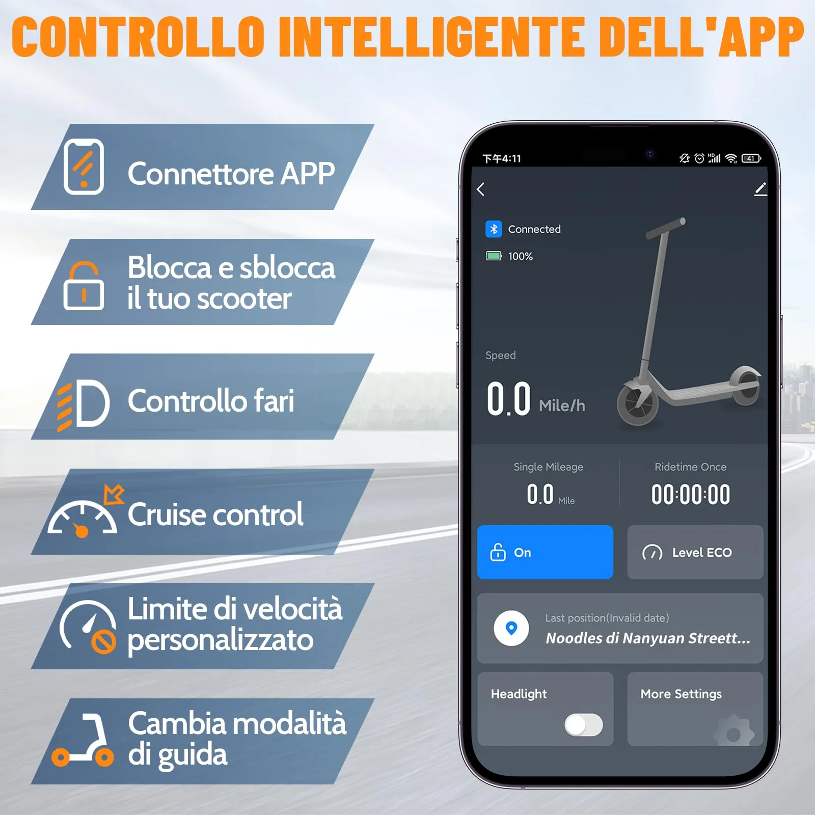 TODIMART T6S Monopattino Elettrico Adulto, 350W, 35km Autonomia, 25 km/h, Pneumatici Solidi 8.5", Pieghevole - immagine 7