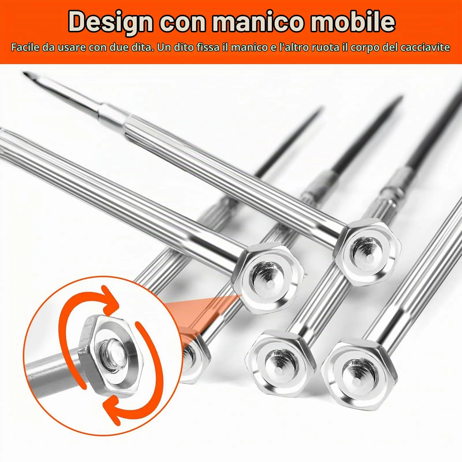 Haizibo Set di cacciaviti di precisione 11 pezzi per orologi e occhiali - immagine 4