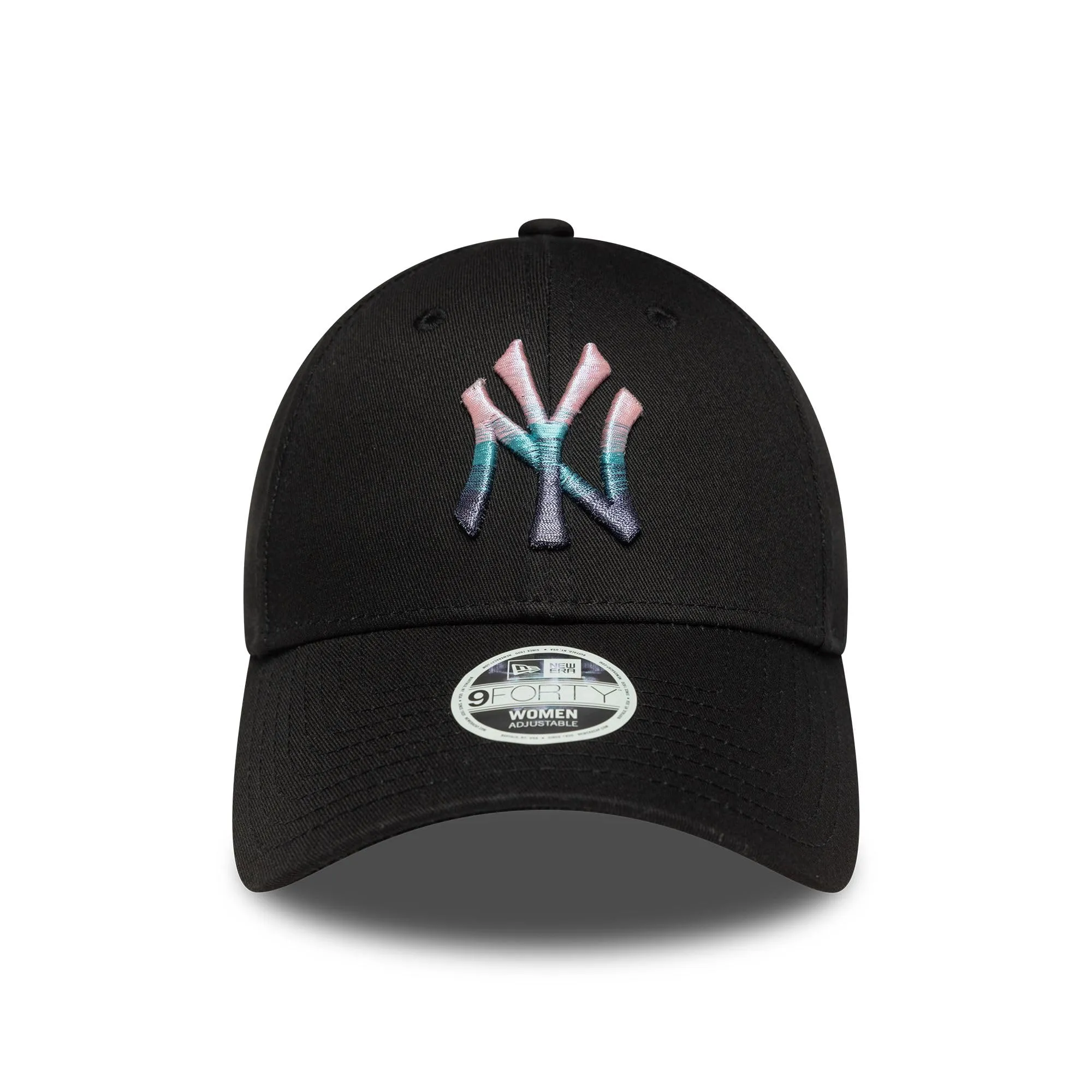 New Era New York Yankees Logo Metallico 9Forty Cappello Donna Nero - immagine 2