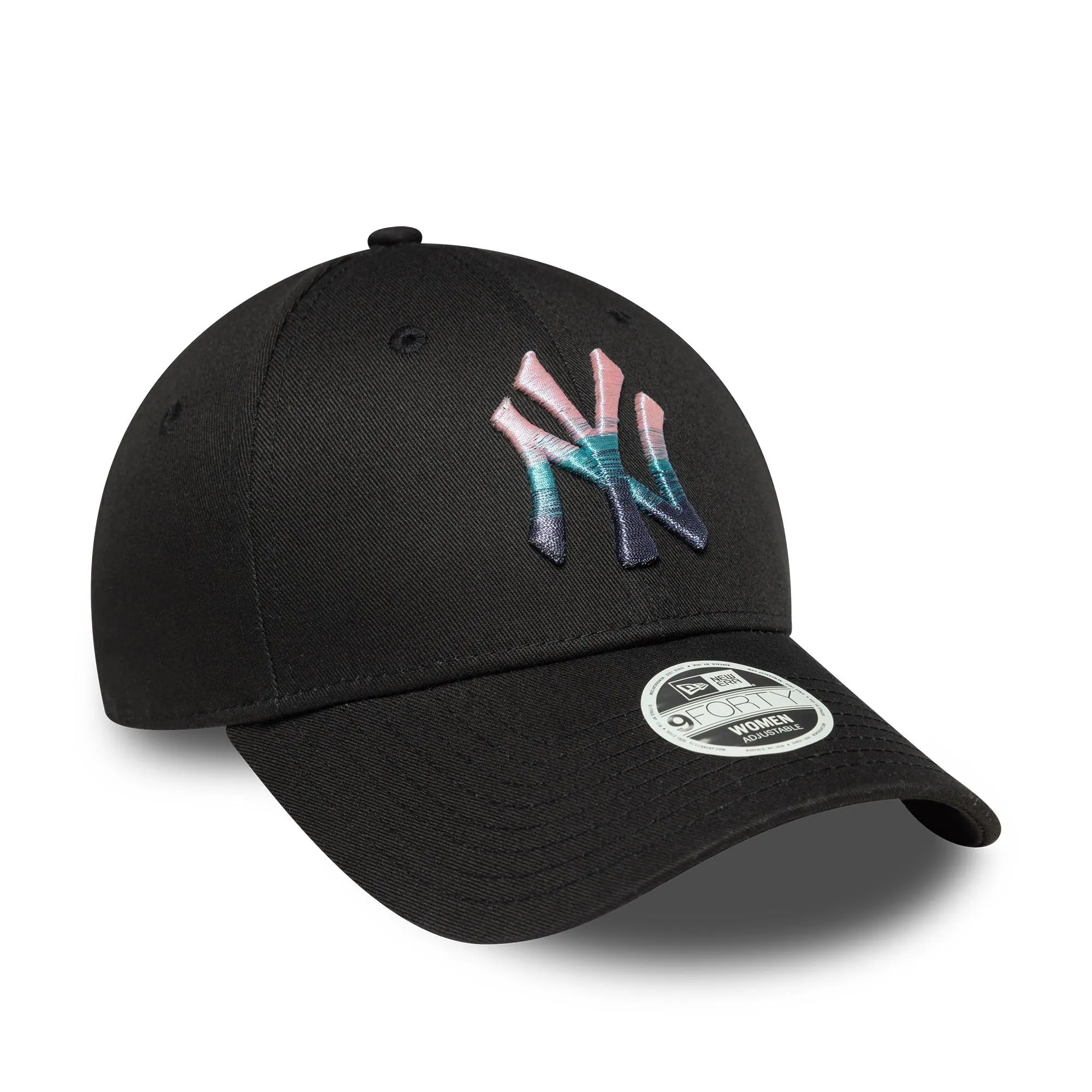 New Era New York Yankees Logo Metallico 9Forty Cappello Donna Nero - immagine 3