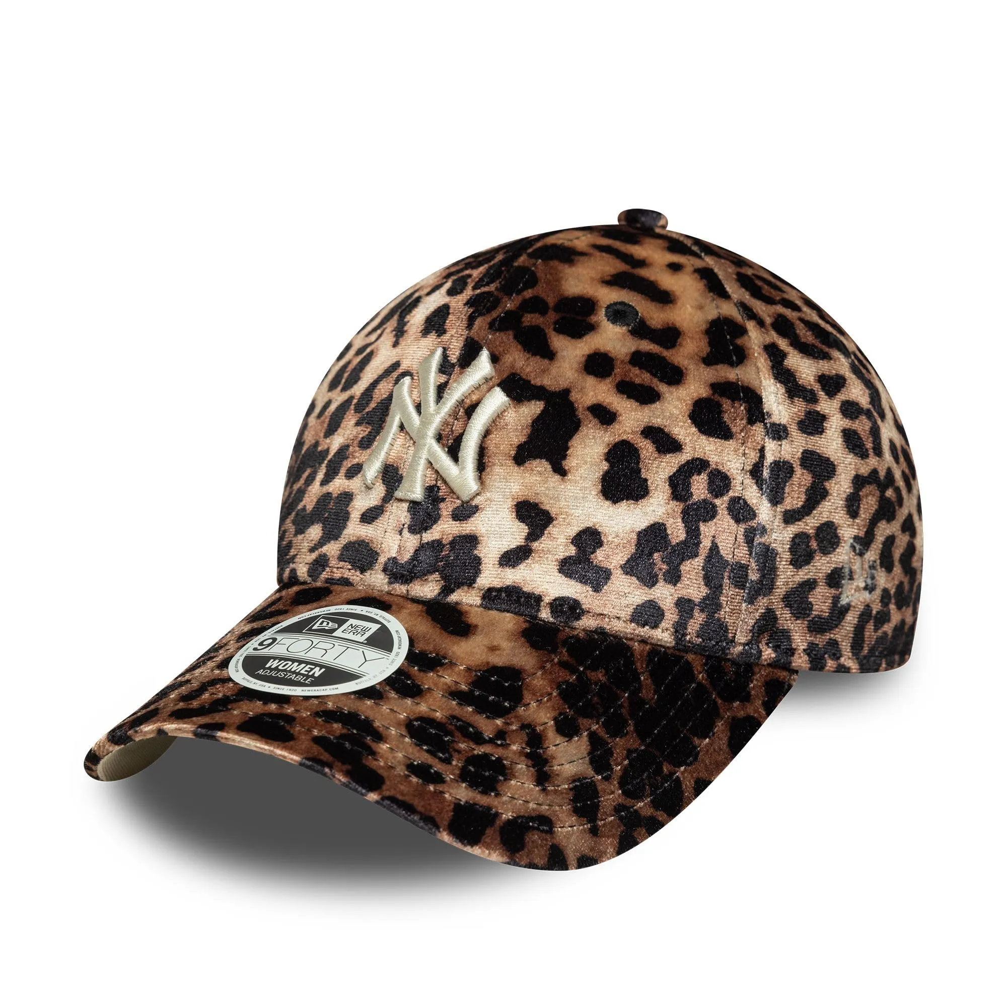 New Era New York Yankees Leo Velour 9Forty Donna Marrone Nero - immagine 1
