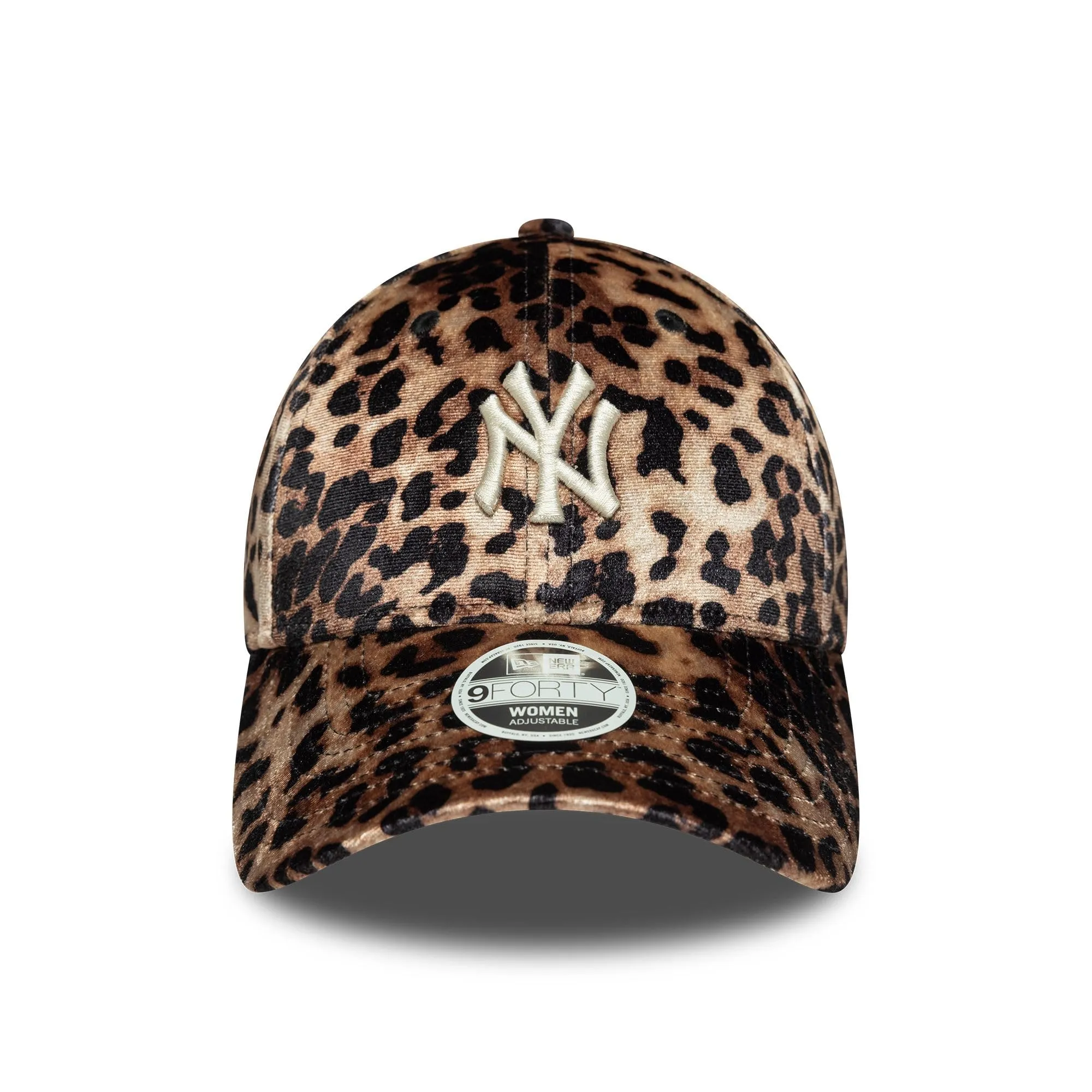 New Era New York Yankees Leo Velour 9Forty Donna Marrone Nero - immagine 2