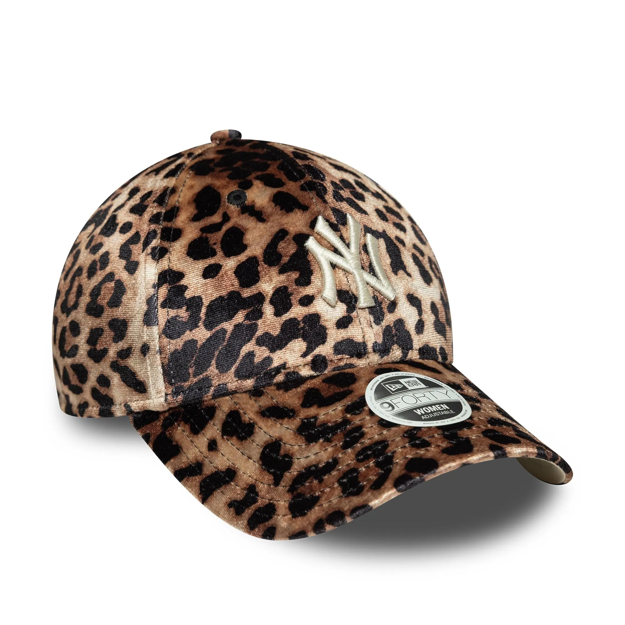 New Era New York Yankees Leo Velour 9Forty Donna Marrone Nero - immagine 3