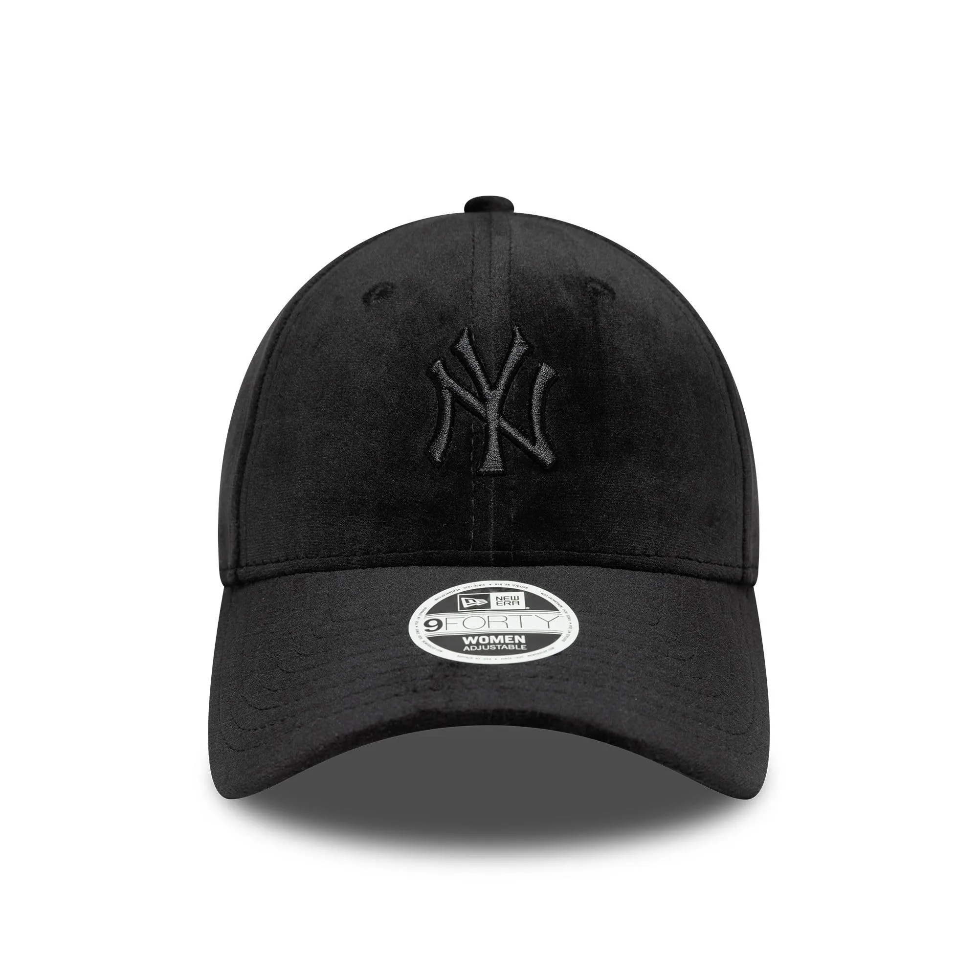 New Era New York Yankees Cappello da Donna 9Forty in Velluto Nero - immagine 2