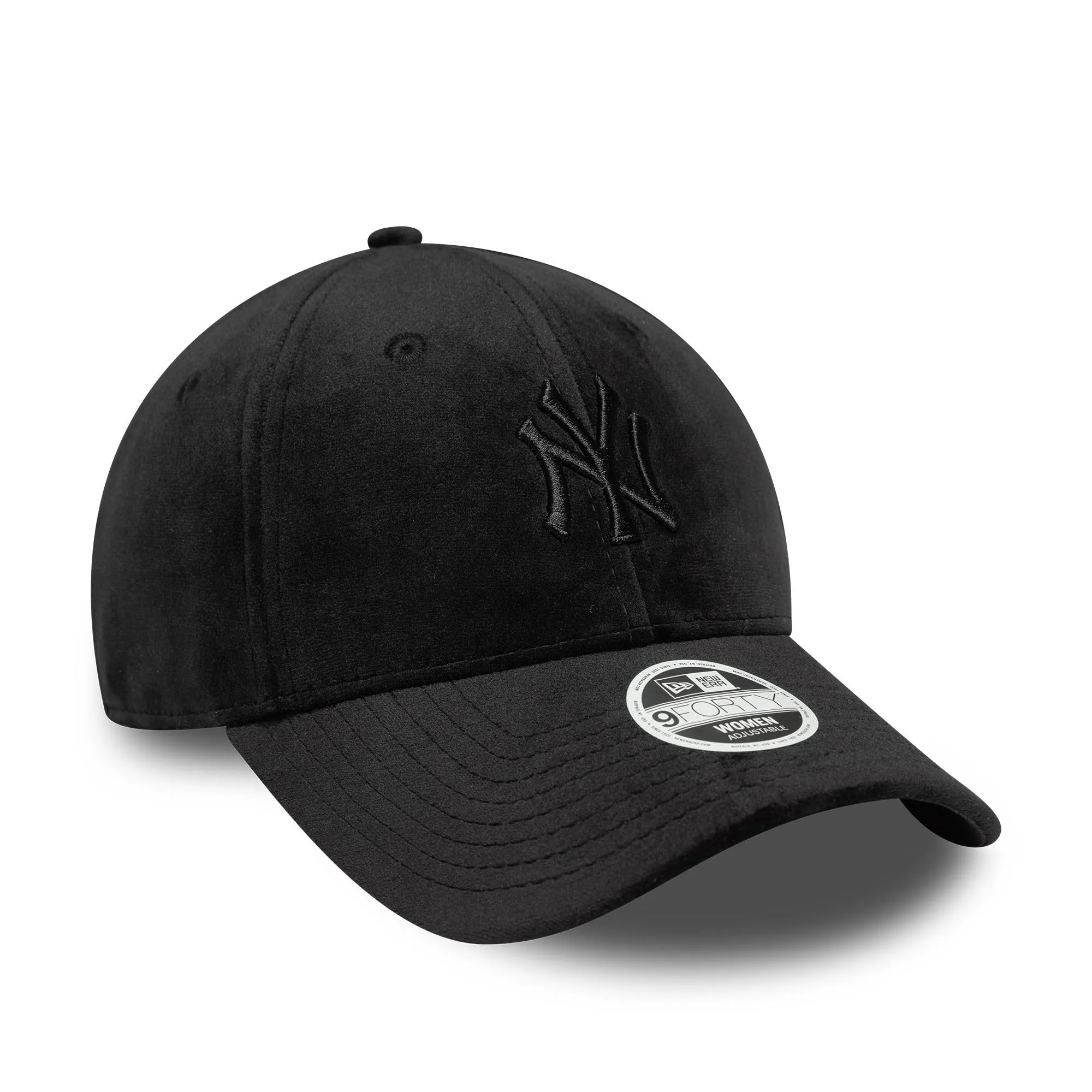 New Era New York Yankees Cappello da Donna 9Forty in Velluto Nero - immagine 3