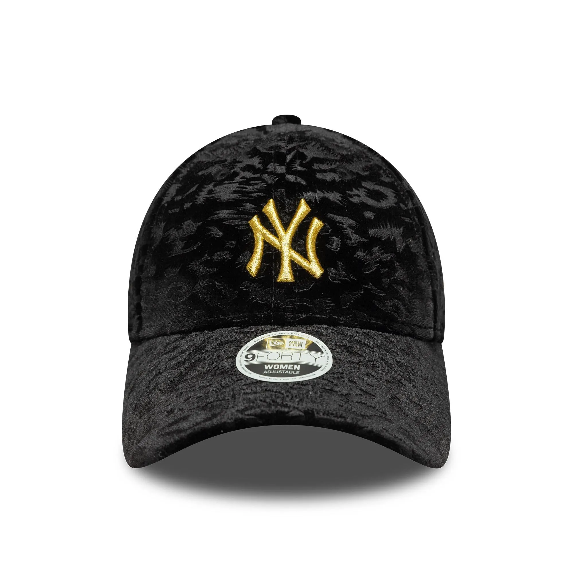 New Era New York Yankees Leo Velour 9Forty Cappello Donna Nero - immagine 2