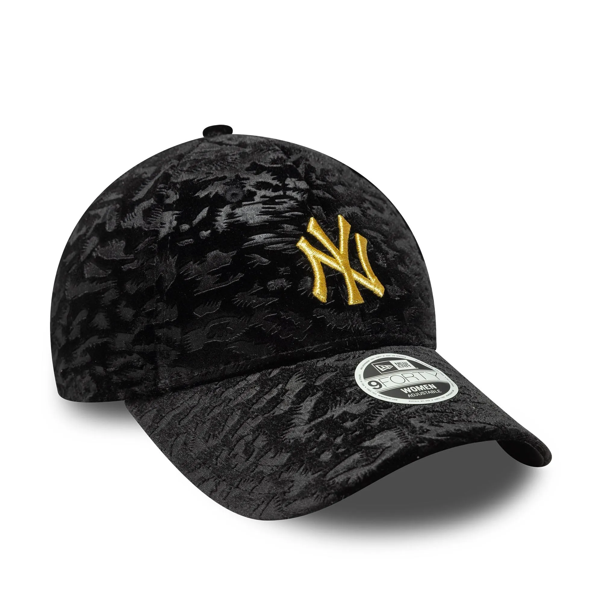 New Era New York Yankees Leo Velour 9Forty Cappello Donna Nero - immagine 3
