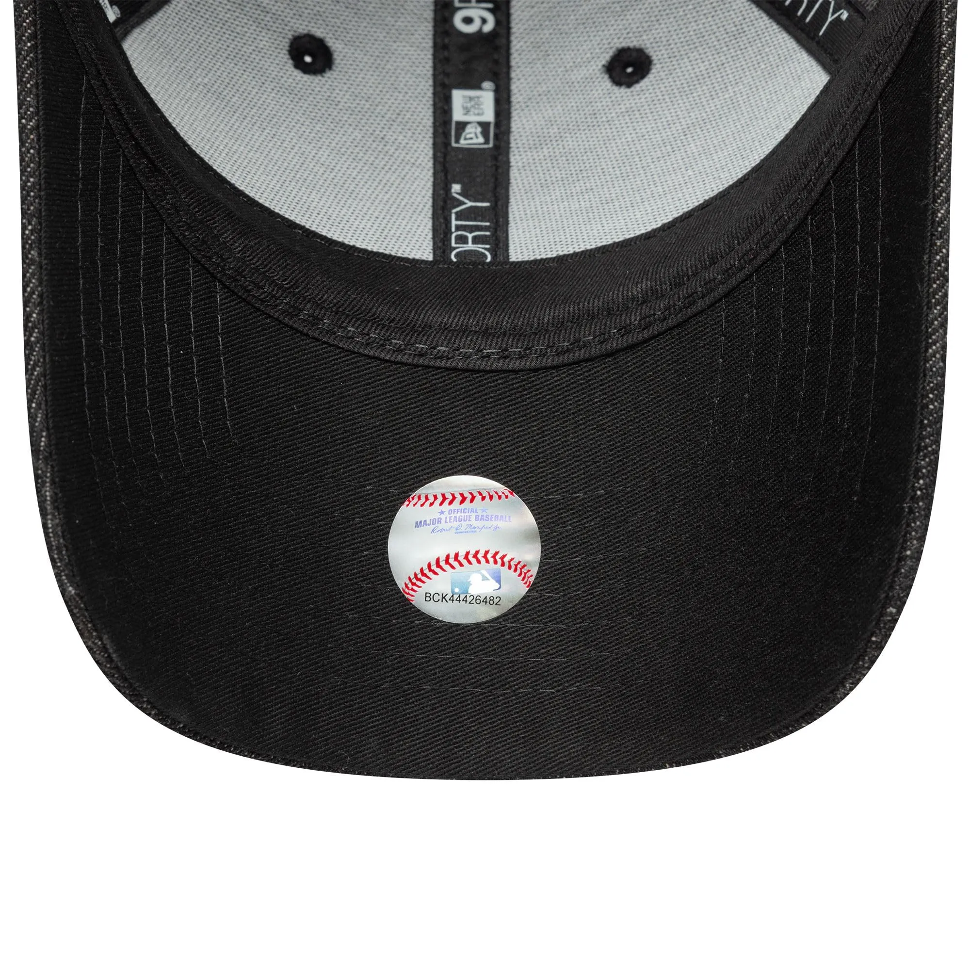 New Era Los Angeles Dodgers Denim Sequin 9Forty Women's Hat - Black - immagine 5
