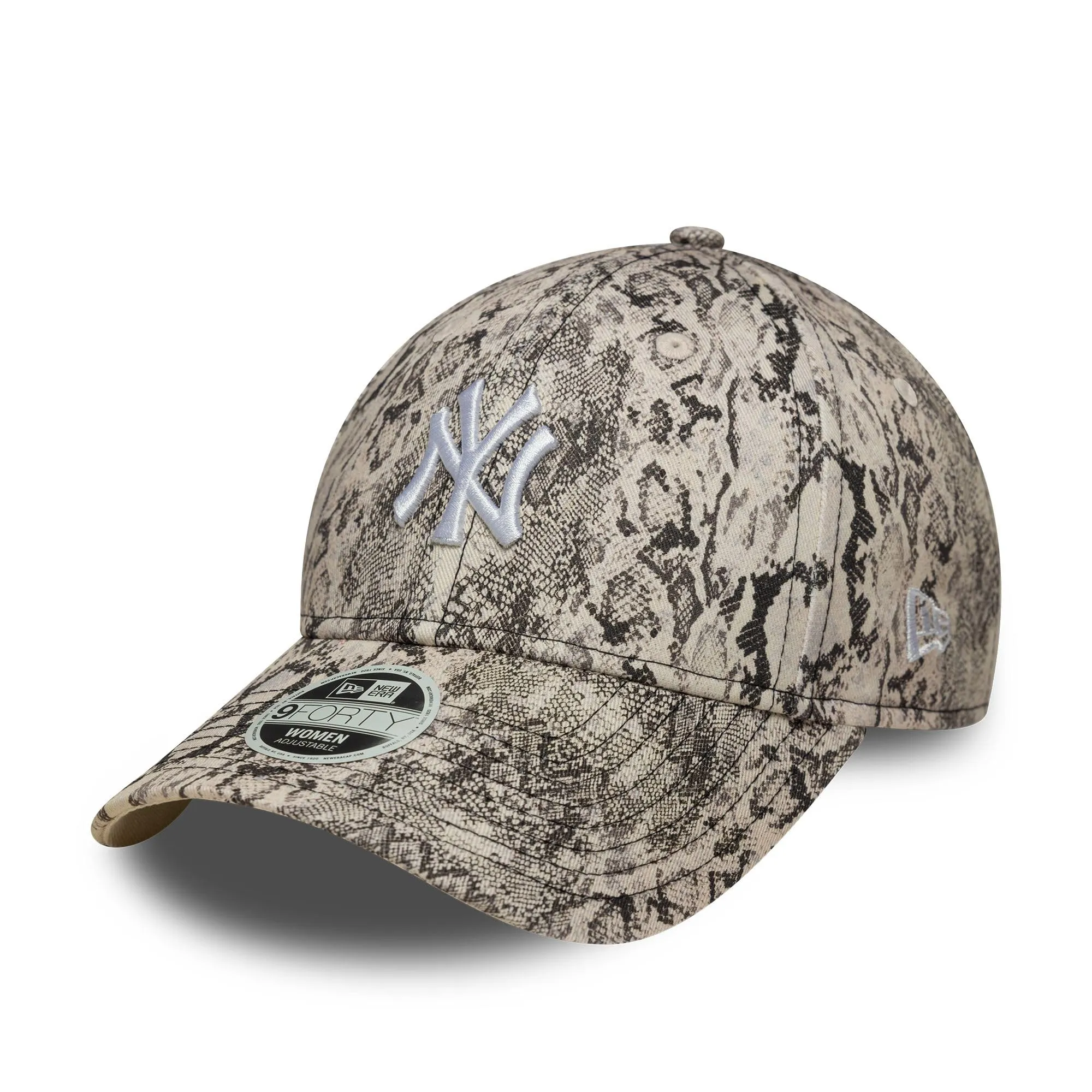 New Era New York Yankees Serpente 9Forty Cappello Donna Beige Marrone - immagine 1