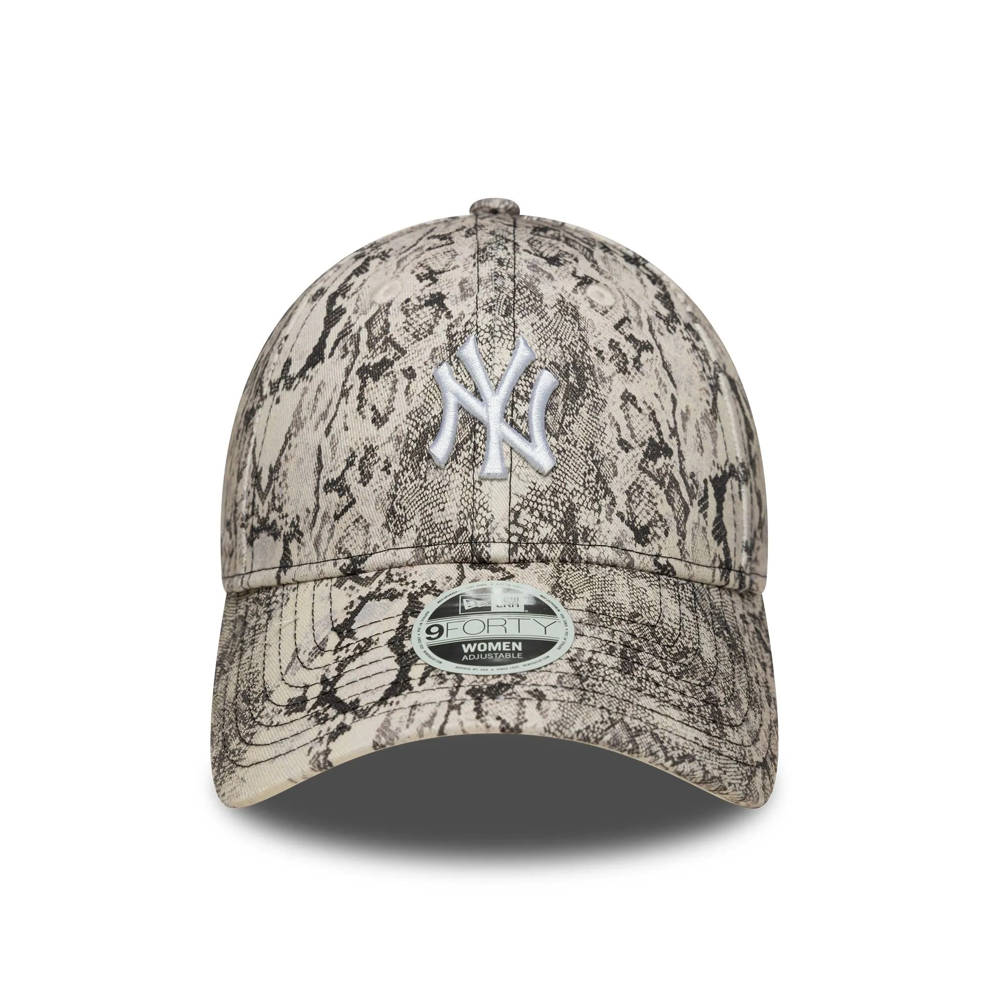 New Era New York Yankees Serpente 9Forty Cappello Donna Beige Marrone - immagine 2