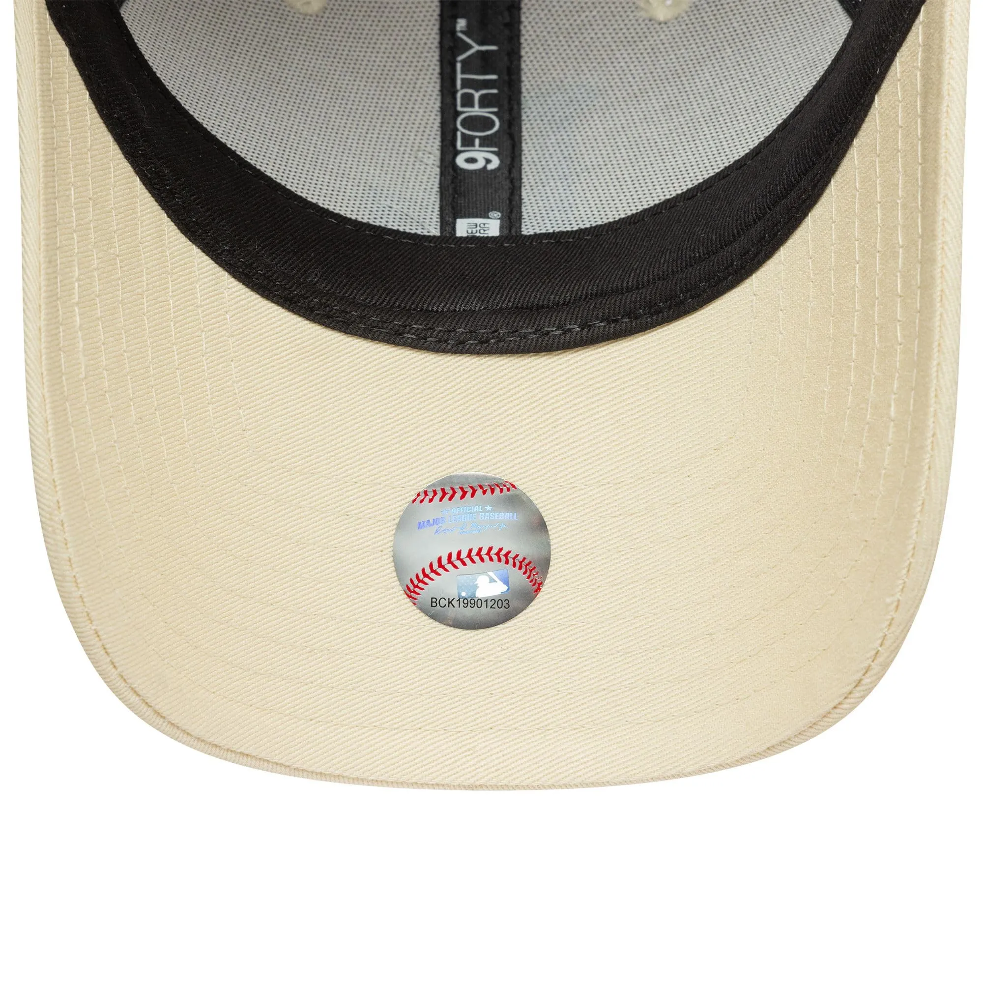 New Era Los Angeles Dodgers Logo Metallico 9Forty Cappello Donna Beige - immagine 5