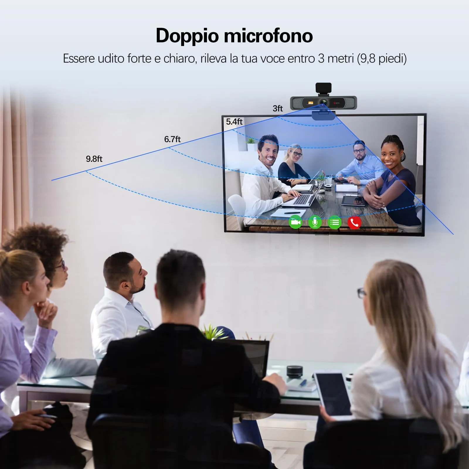 Angetube 914Max Webcam 4K, 120° Wide Angle, PDAF Autofocus, Dual Noise-Reducing Microphones - immagine 6