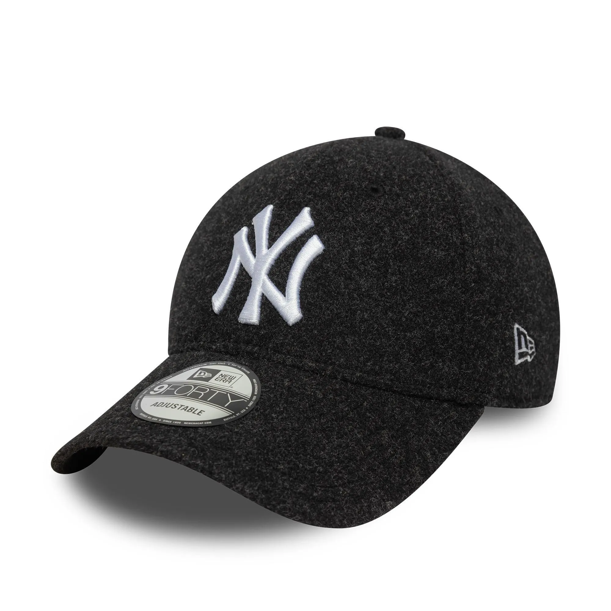 New Era New York Yankees MLB Melton Wool 9Forty Snapback Cap Nero - immagine 1