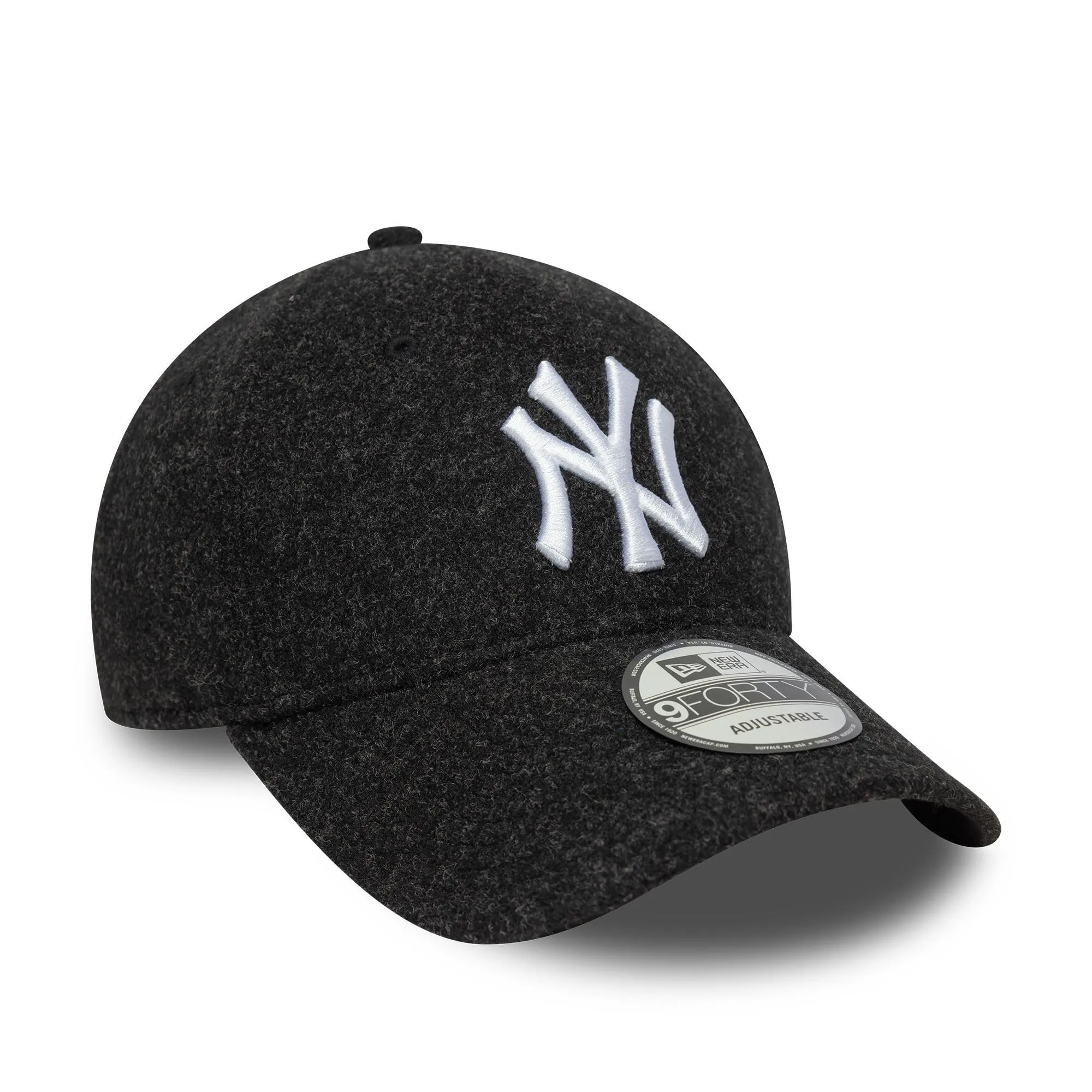 New Era New York Yankees MLB Melton Wool 9Forty Snapback Cap Nero - immagine 3