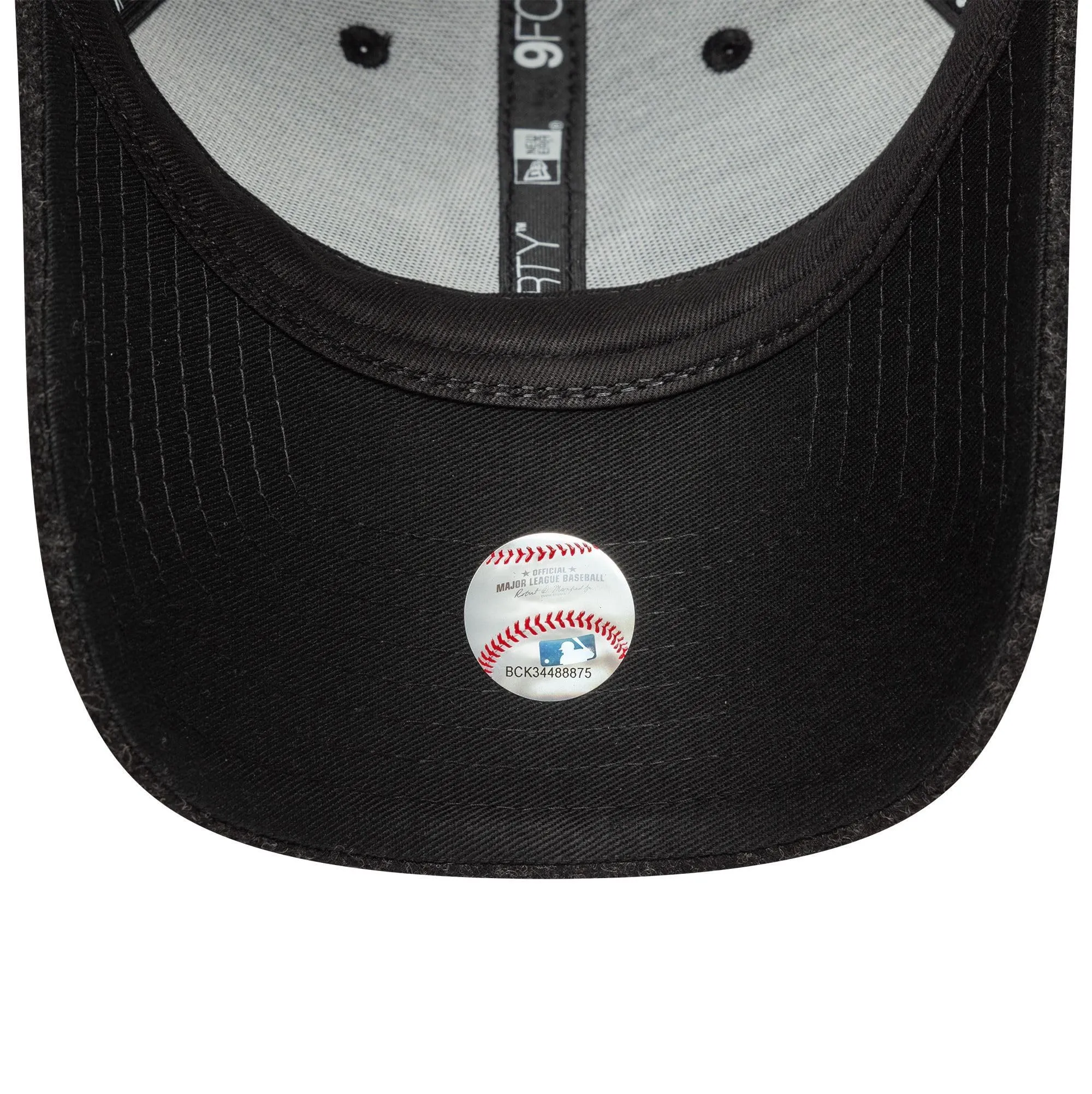 New Era New York Yankees MLB Melton Wool 9Forty Snapback Cap Nero - immagine 5