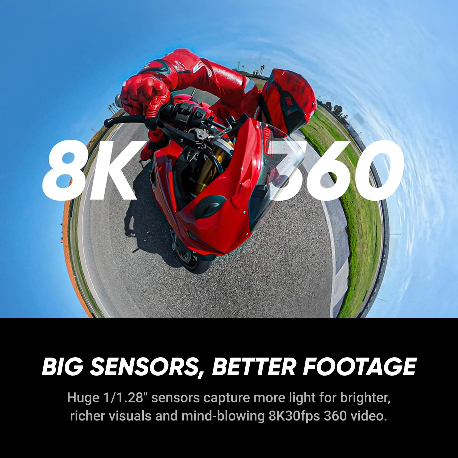 Insta360 X5 Edizione Campionato MM93 2025 - Action Cam 360° 8K - immagine 5