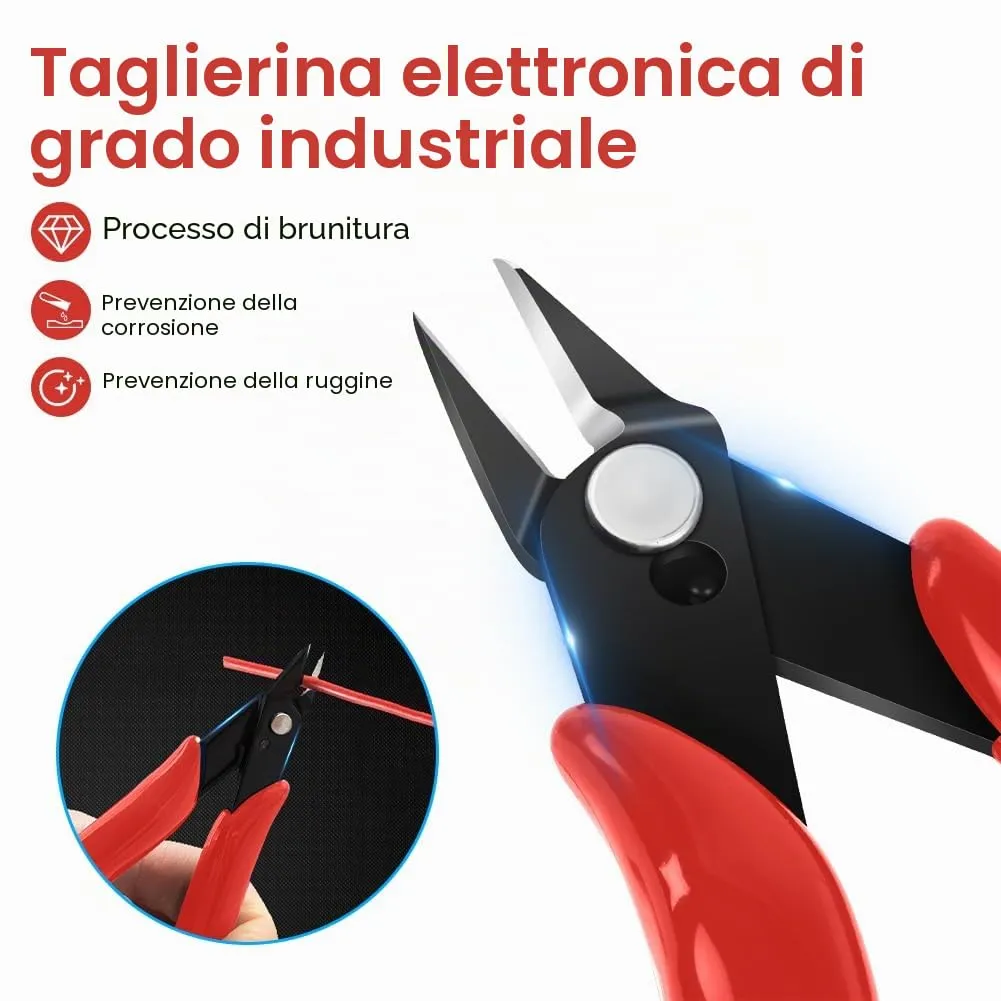 Ainiv Pinza da Taglio Diagonale di Precisione, 2 Pezzi - immagine 6