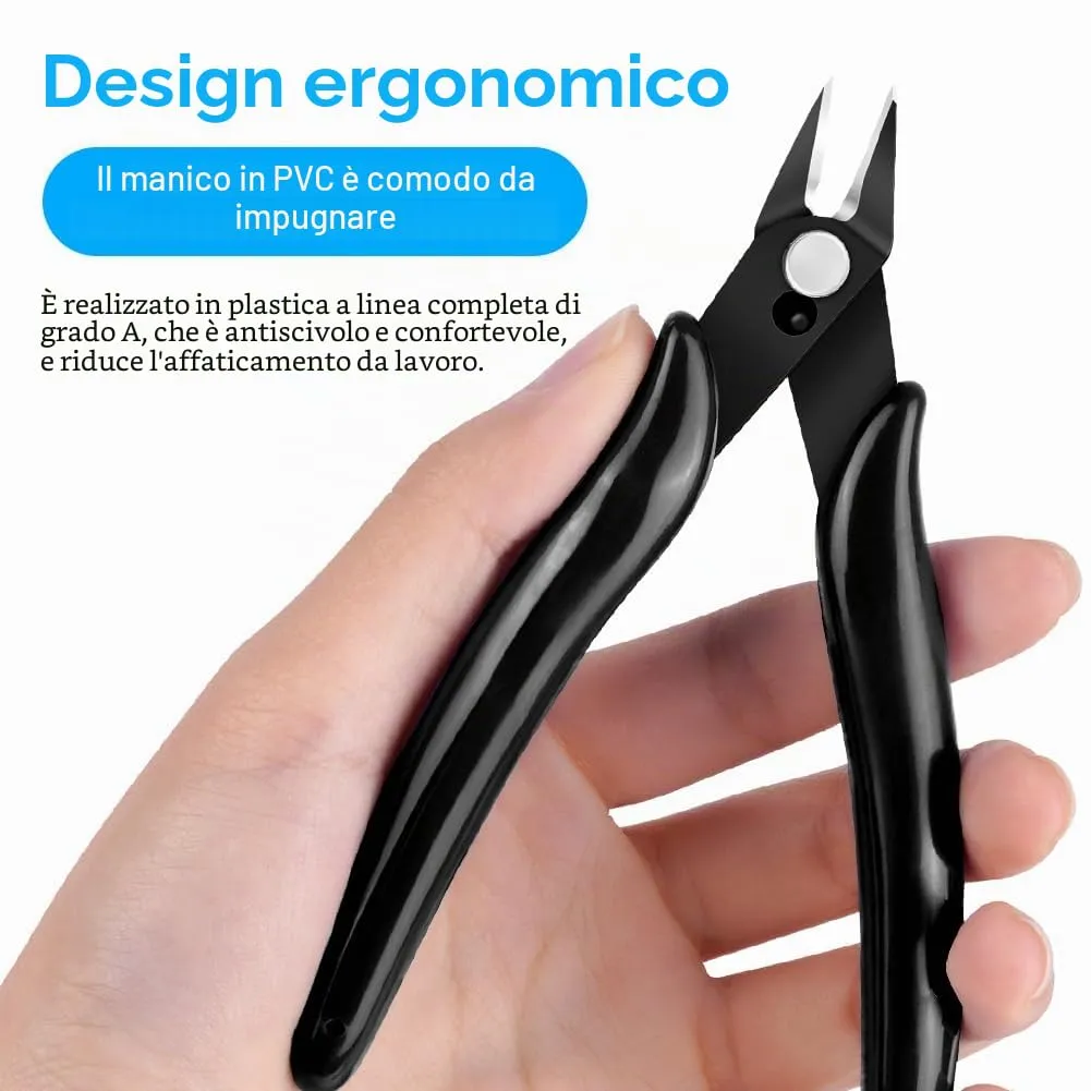 Ainiv Pinze da Taglio Diagonale di Precisione, 4 Pezzi - immagine 5