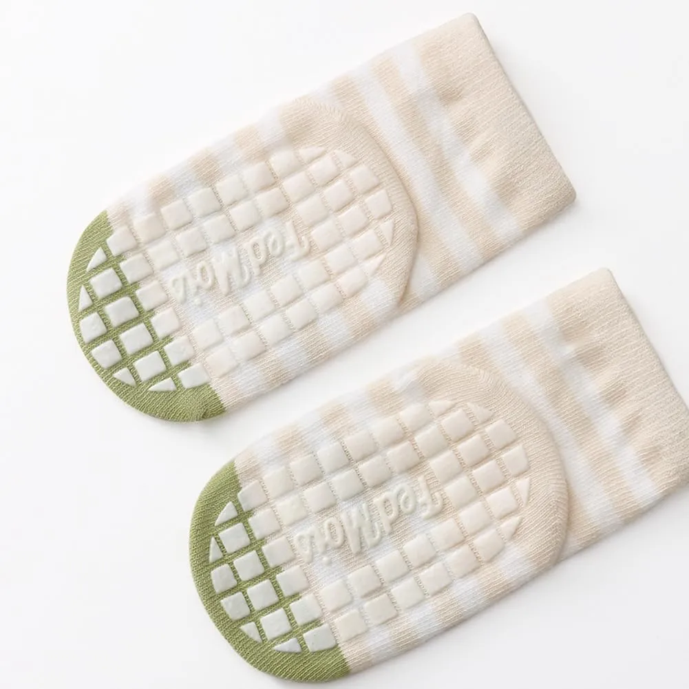 FedMois Calzini Antiscivolo in Cotone per Bambini, Motivi Animali e Frutta, 5 Paia, 5-7 Anni - immagine 4