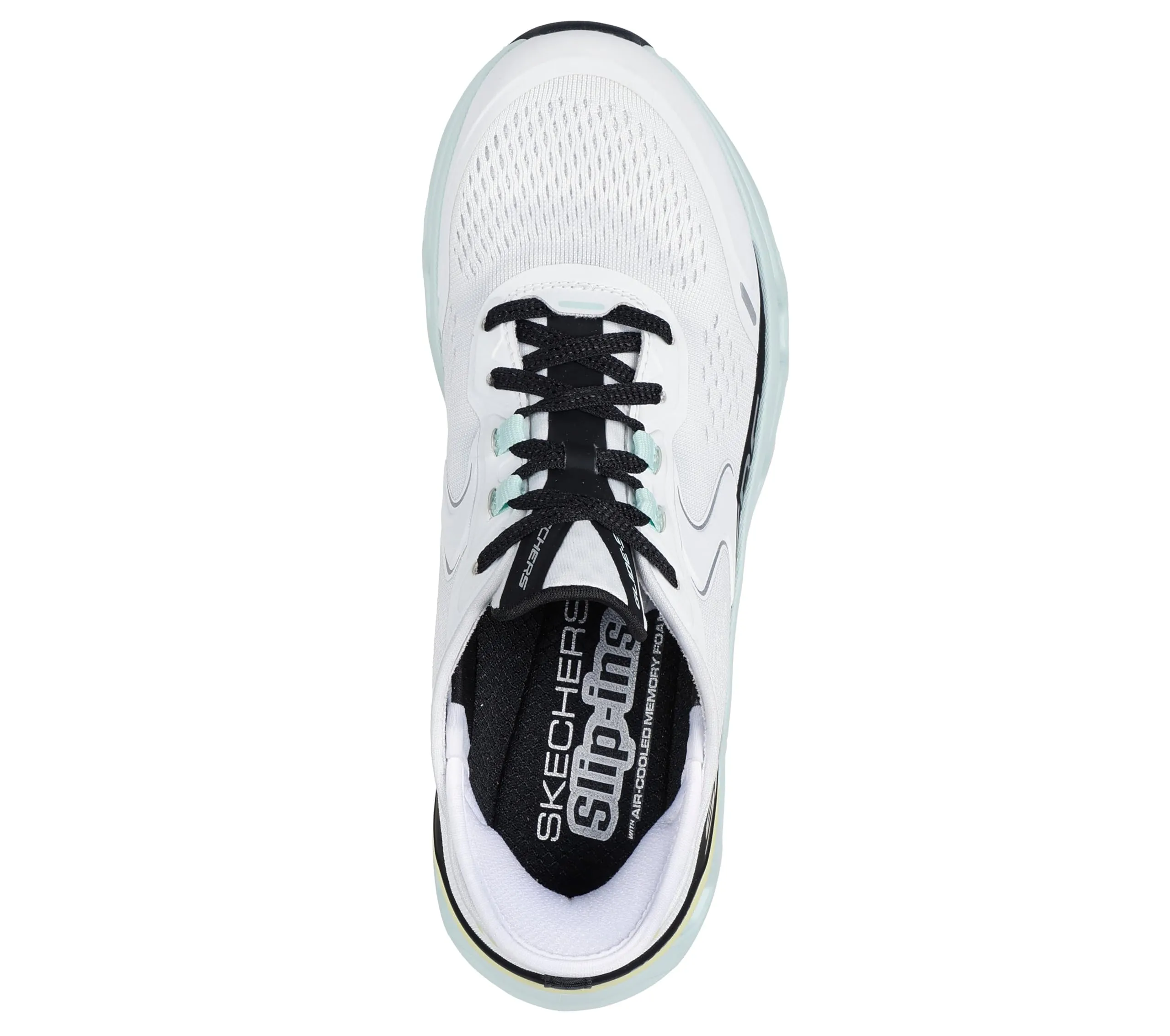 Skechers Donna Glide-Step Altus Slip-In Allenatrice, White Synthetic/Mesh/Multi Trim, 38 EU - immagine 3