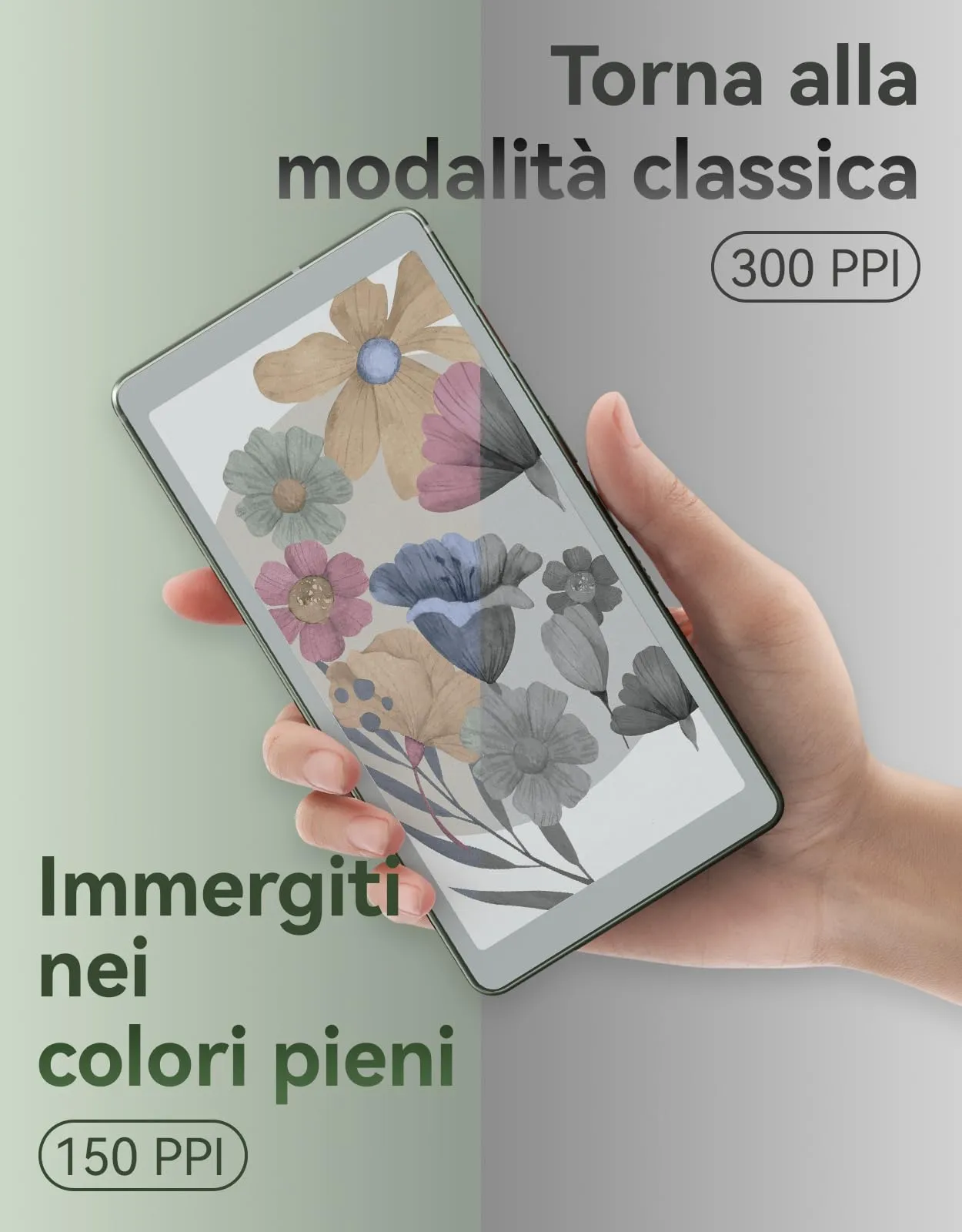 VIWOODS AiPaper Reader C E-Ink a Colori 6,13" AI 128 GB - immagine 3